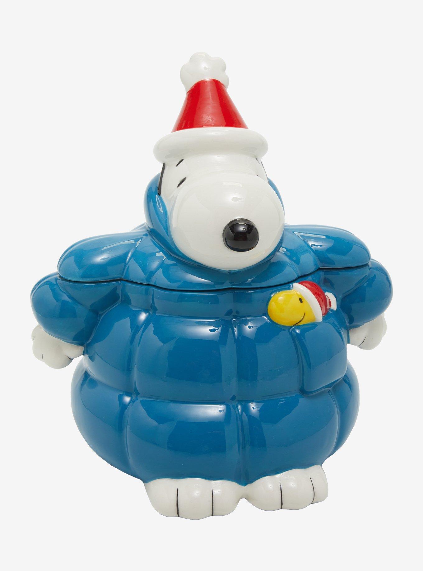 Peanuts Snoopy Puffer Jacket Cookie Jar, , hi-res