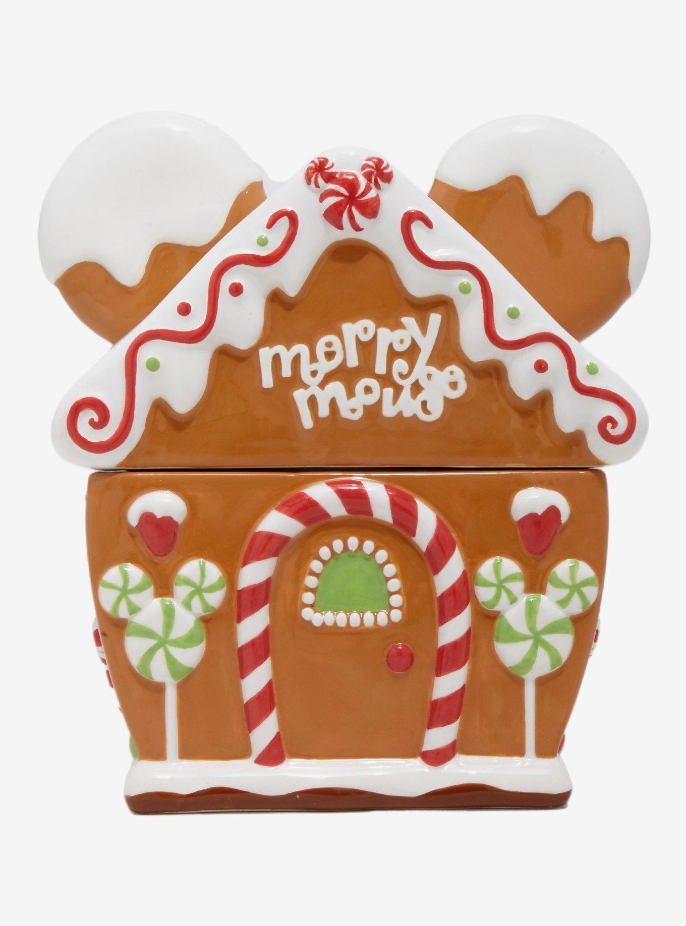 Disney Mickey Mouse Gingerbread House Figural Cookie Jar, , hi-res