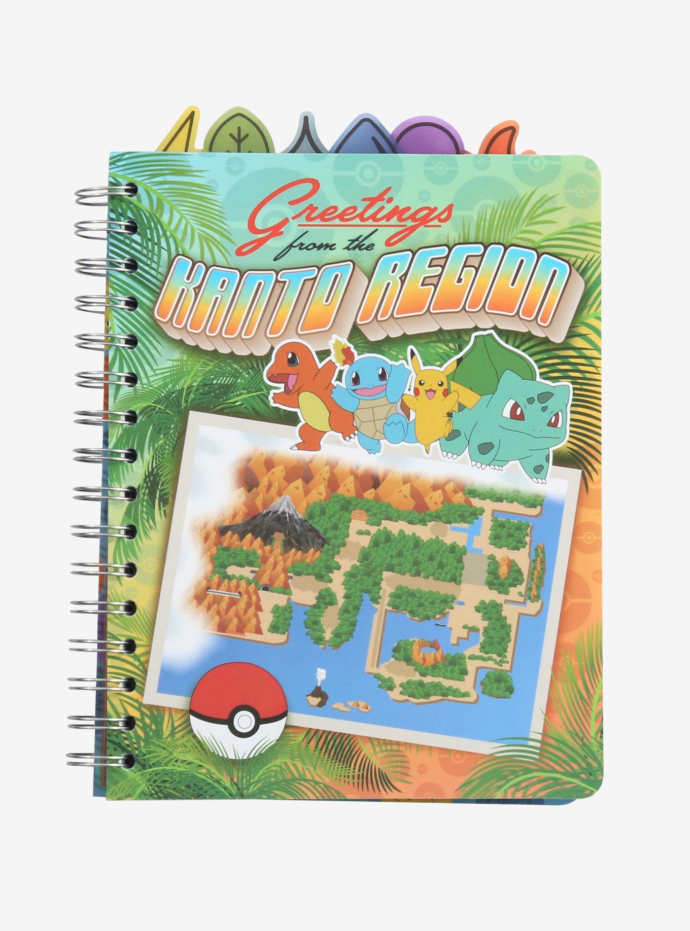 Pokémon Kanto Region Figural Tab Journal, , hi-res