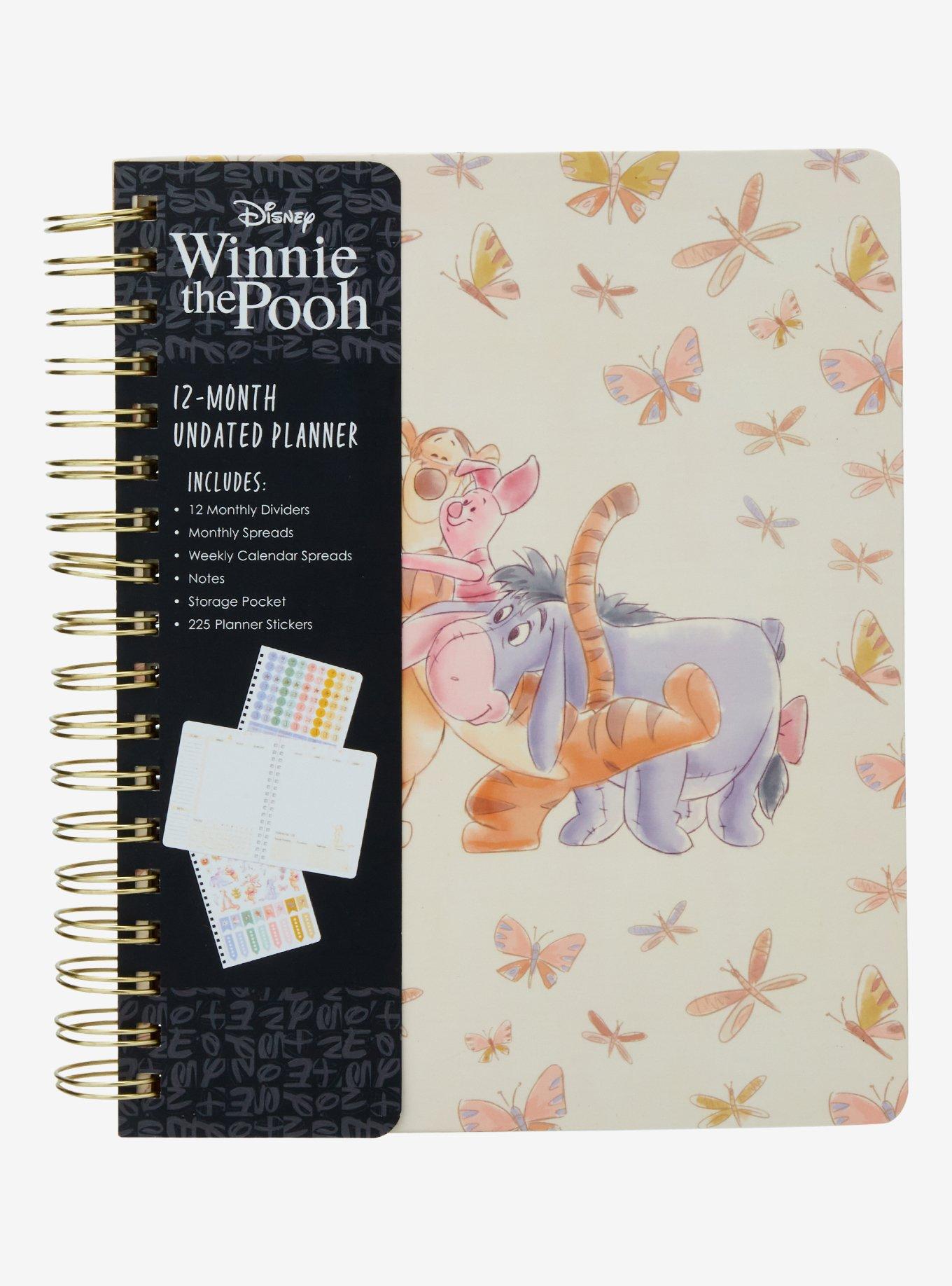 Disney Winnie the Pooh Butterfly 12-Month Undated Planner, , hi-res