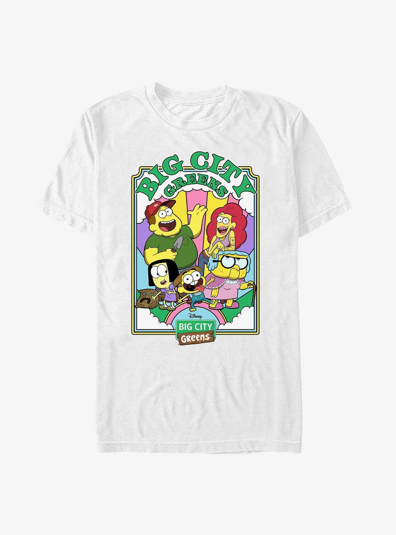 Disney Big City Greens Poster T-Shirt, WHITE, hi-res