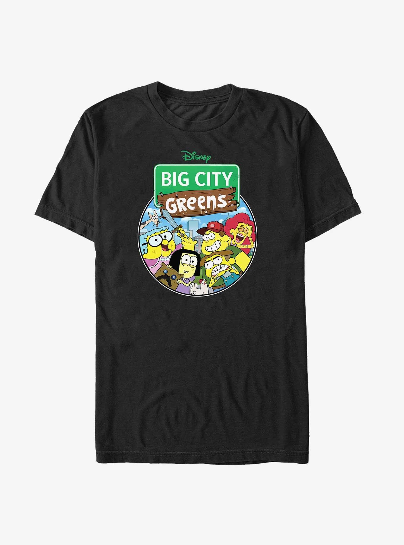 Disney Big City Greens Family Circle T-Shirt, BLACK, hi-res