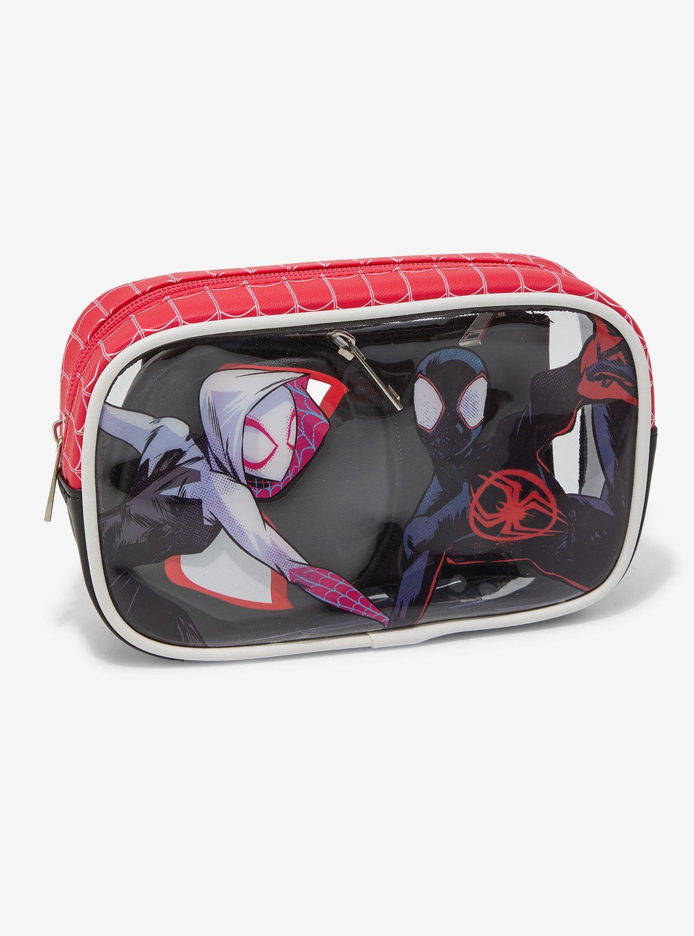 Marvel Spider-Man: Into the Spider-Verse Miles Morales & Spider-Gwen Cosmetic Bag Set - BoxLunch Exclusive, , hi-res