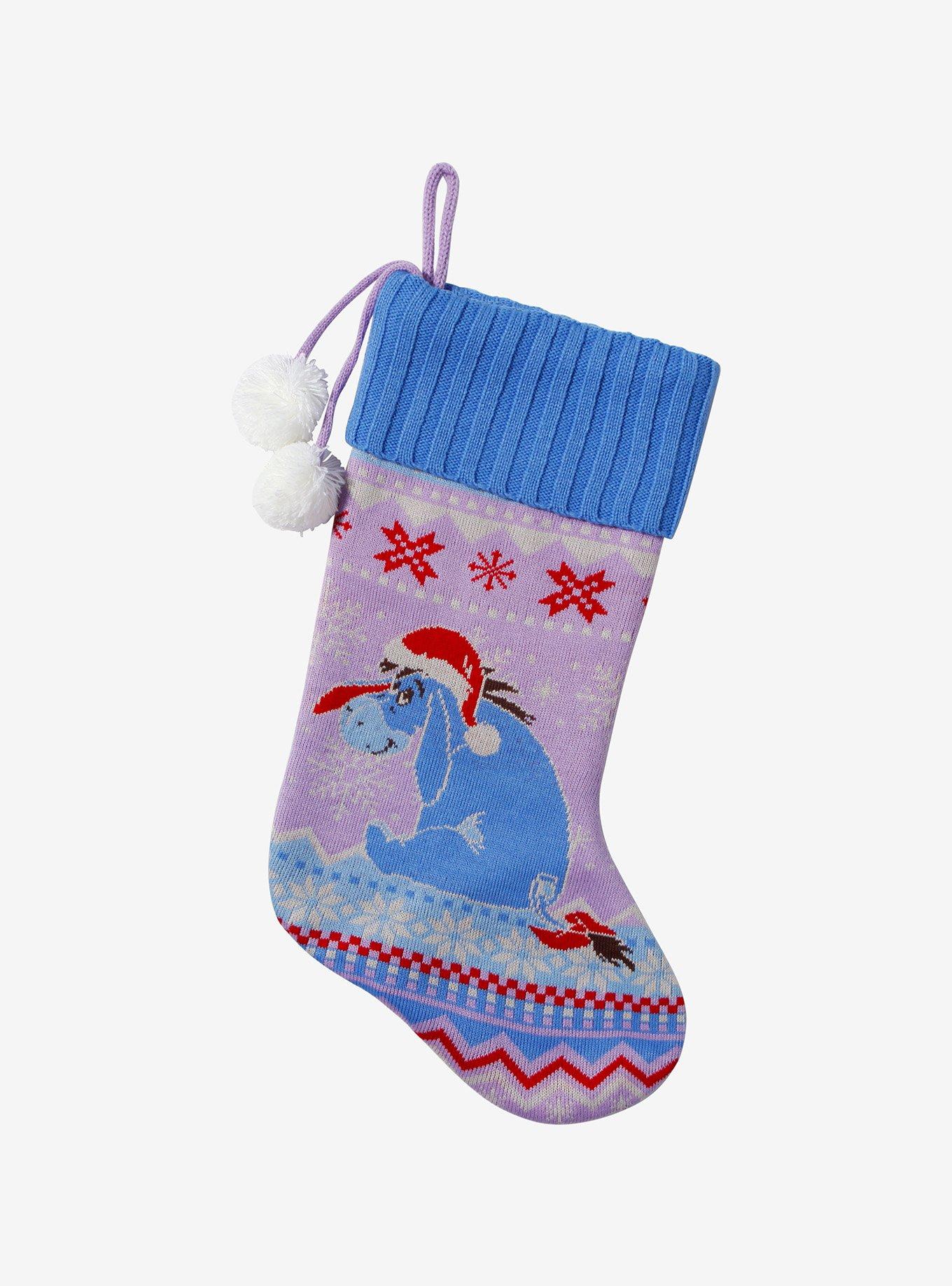 Disney Winnie The Pooh Eeyore Fair Isle Knit Stocking, , hi-res