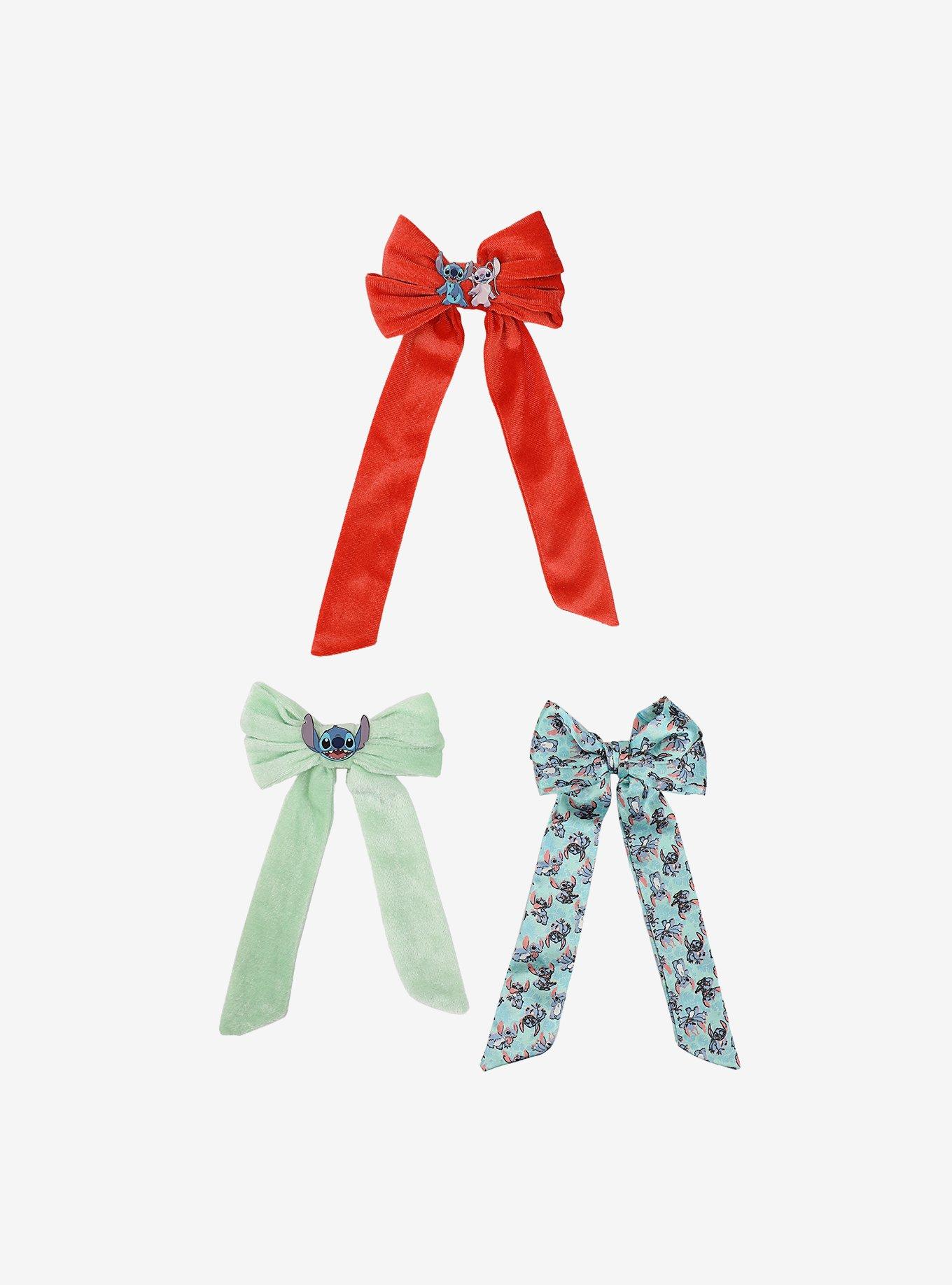 Disney Stitch & Angel Hair Bow Set