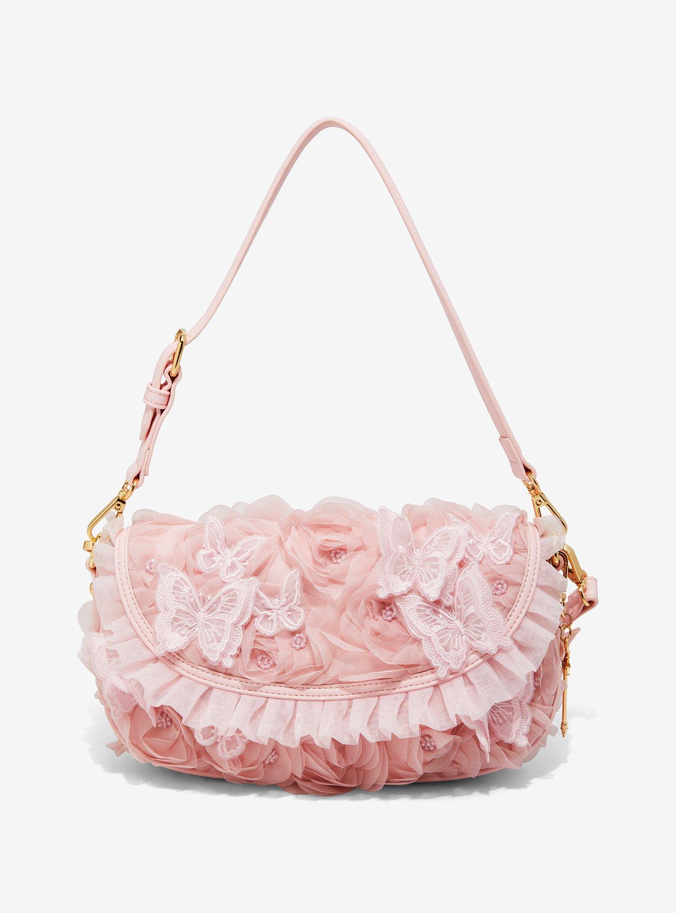 Our Universe Wicked Glinda Floral Crossbody Bag, , hi-res