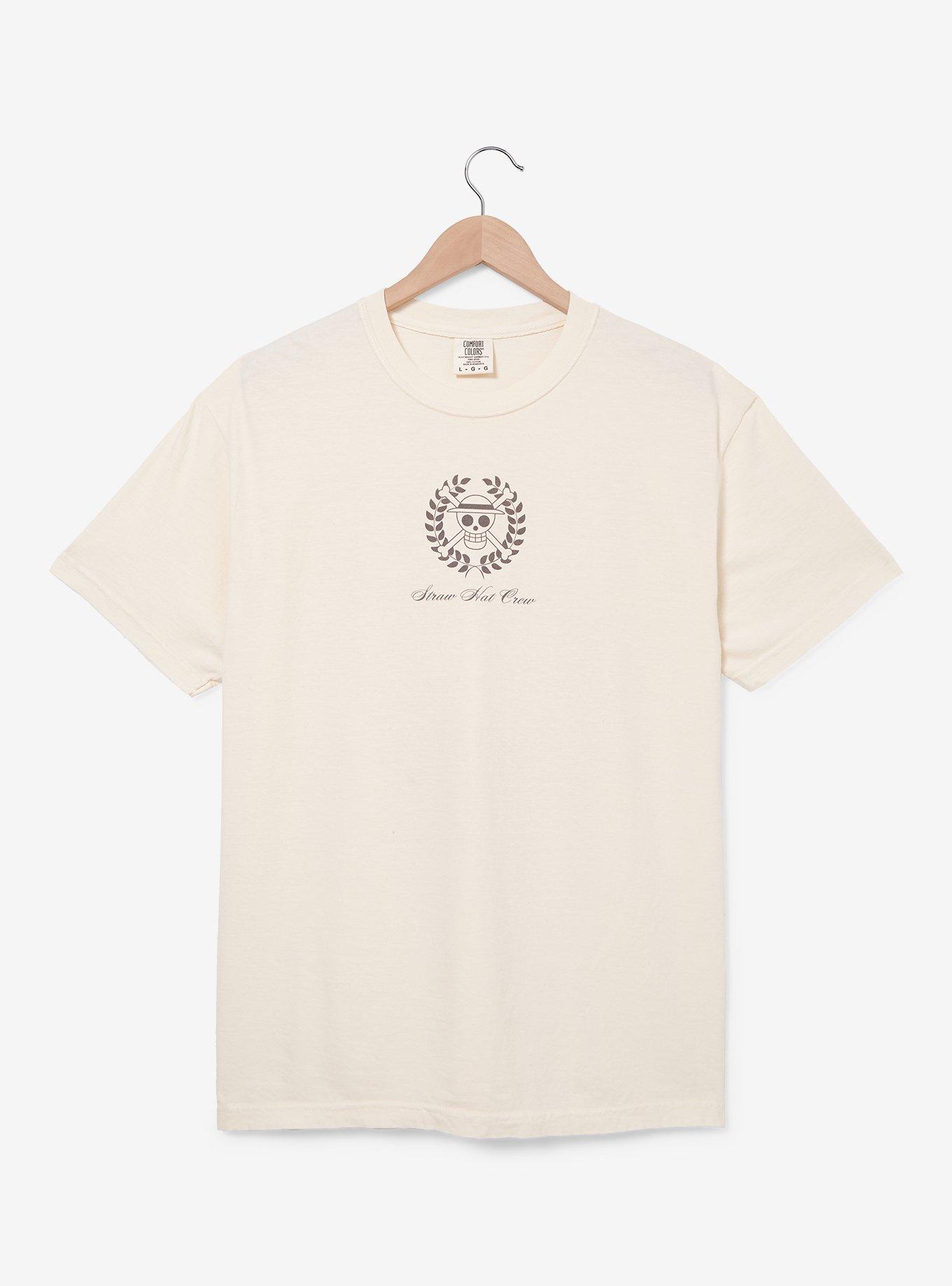 One Piece Straw Hat Crew Crest T-Shirt — BoxLunch Exclusive, , hi-res