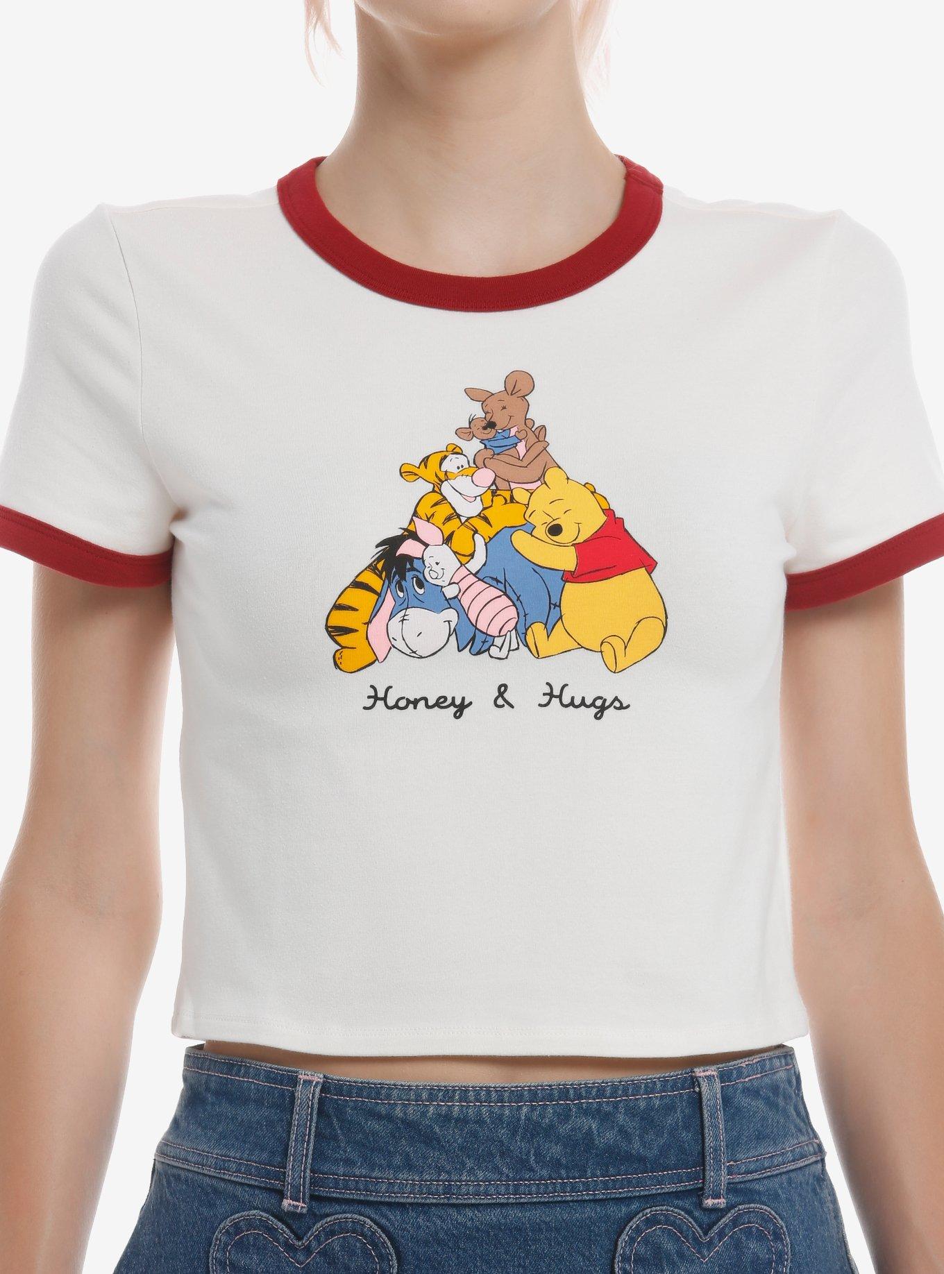 Disney Winnie The Pooh Group Hug Ringer Baby T-Shirt | Her  display picture 2
