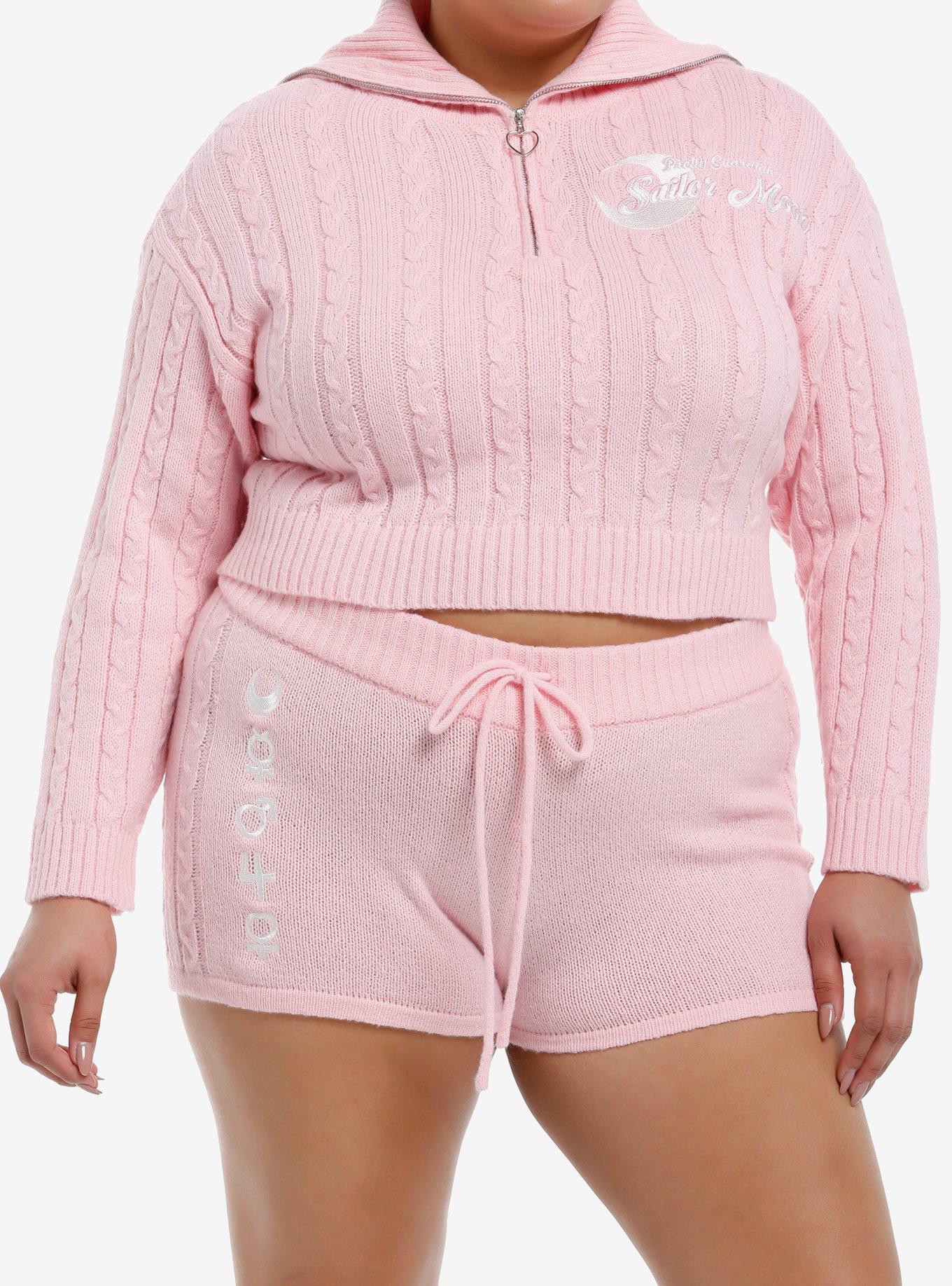 Pretty Guardian Sailor Moon Cable Knit Lounge Set Plus Size, , hi-res