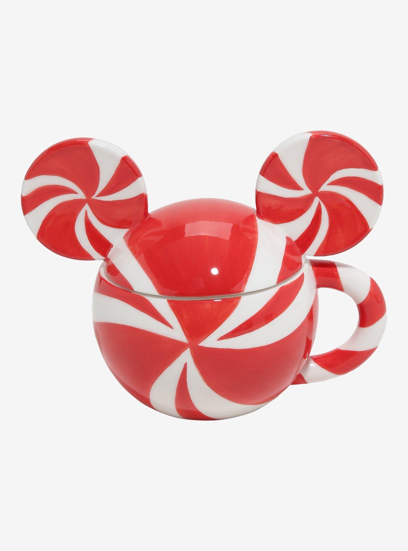 Disney Mickey Mouse Peppermint Candy Figural Mug With Lid, , hi-res