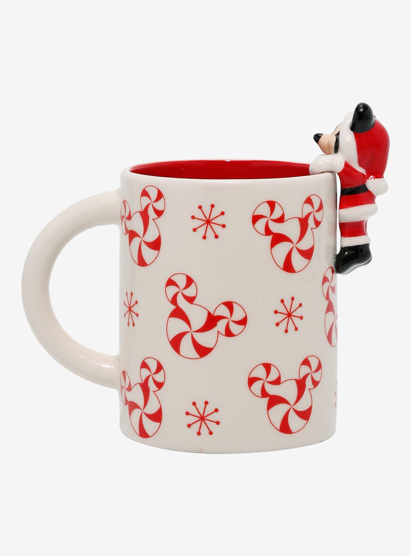 Disney Mickey Mouse Santa Suit Peppermint Mug, , hi-res