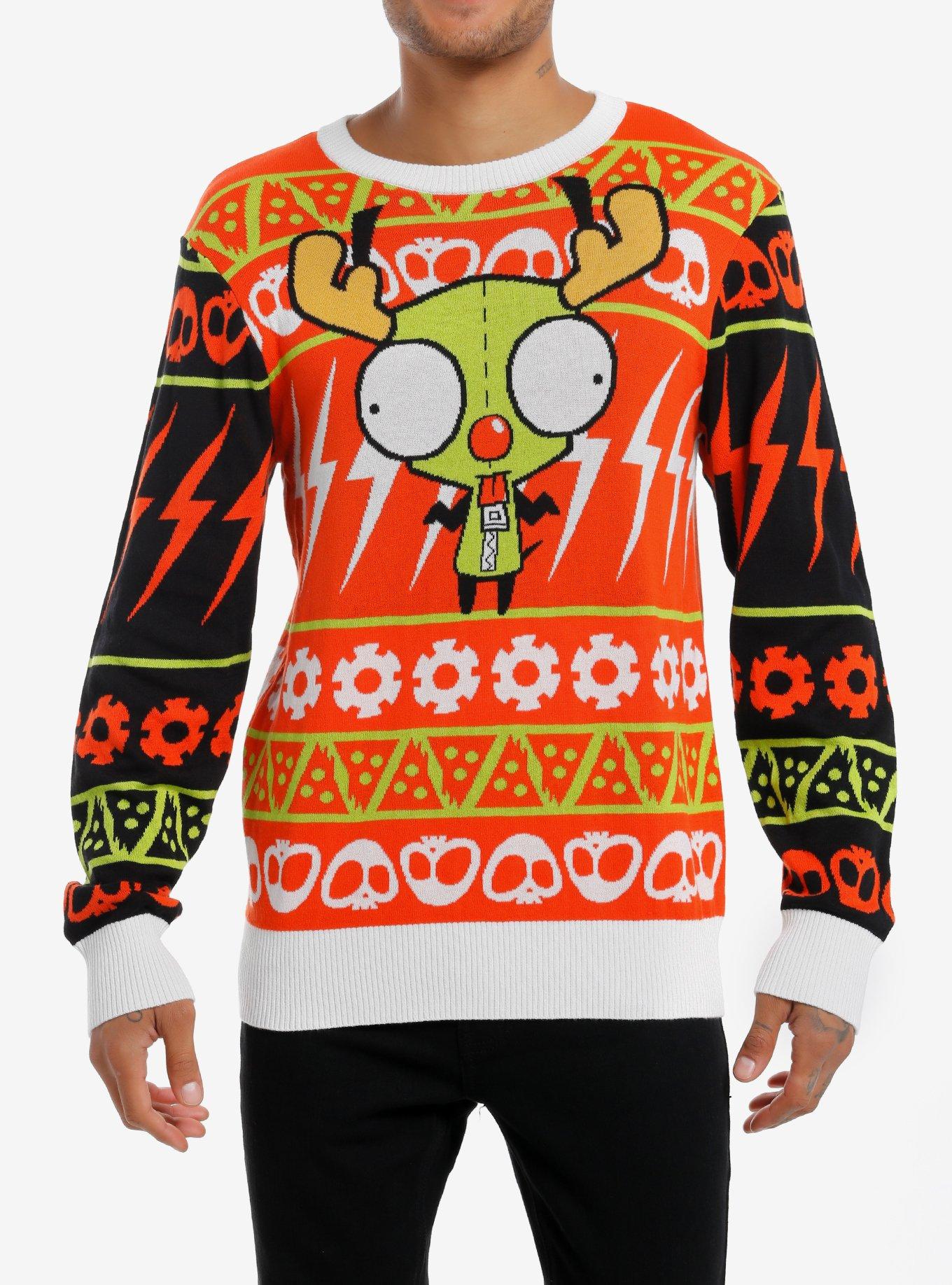 Invader Zim GIR Reindeer Holiday Sweater, , hi-res