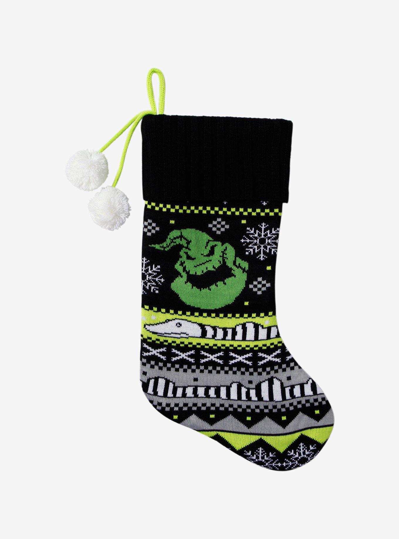 The Nightmare Before Christmas Oogie Boogie Knit Stocking, , hi-res