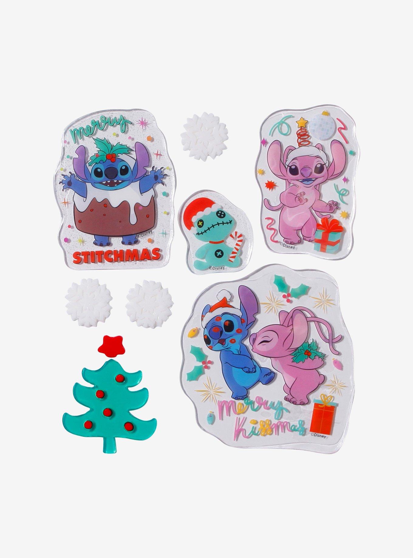 Disney Stitch & Friends Holiday Gel Clings, , hi-res