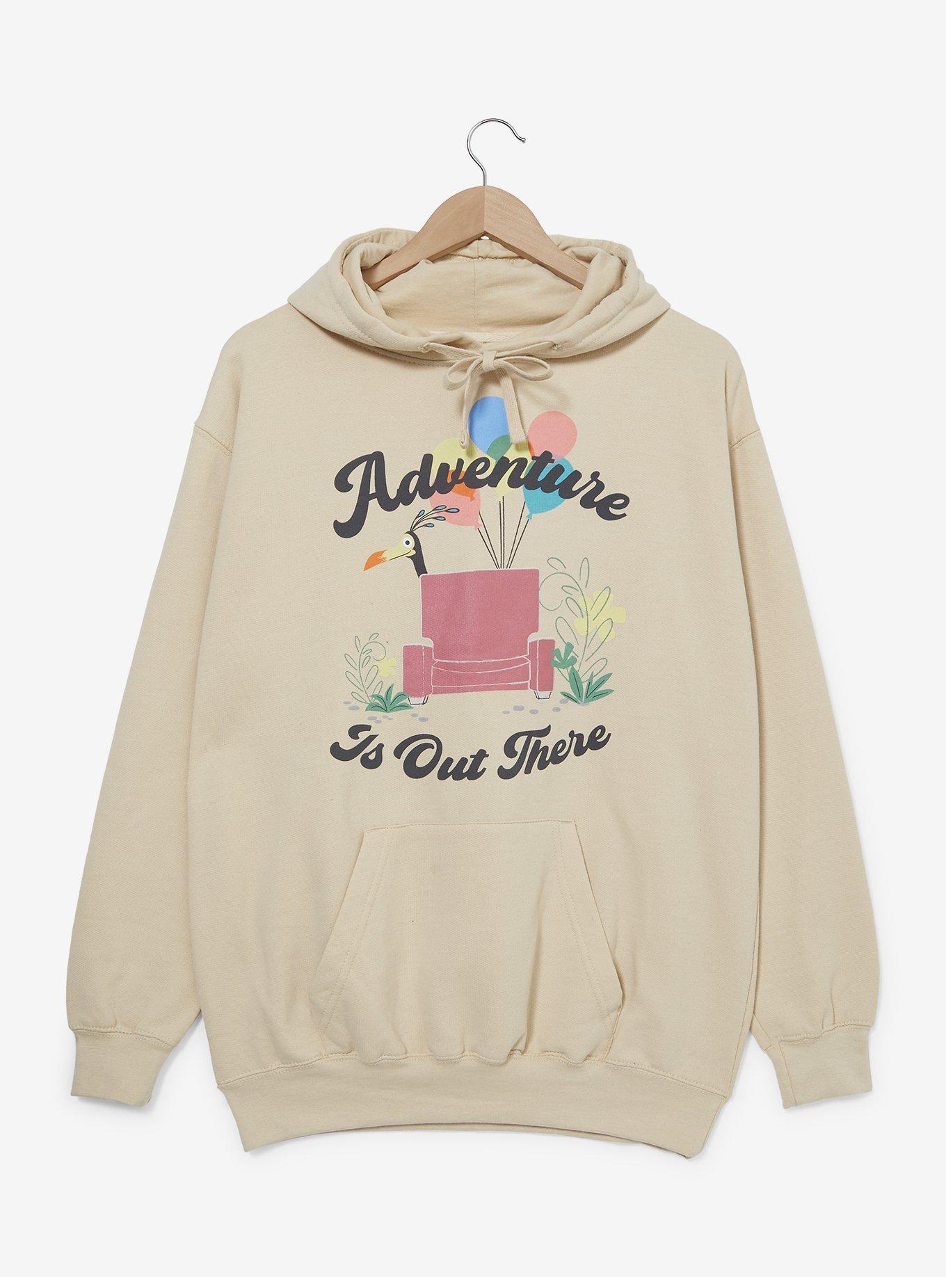 Disney Pixar Up Kevin Adventure is Out There Hoodie — BoxLunch Exclusive, LIGHT GREY, hi-res