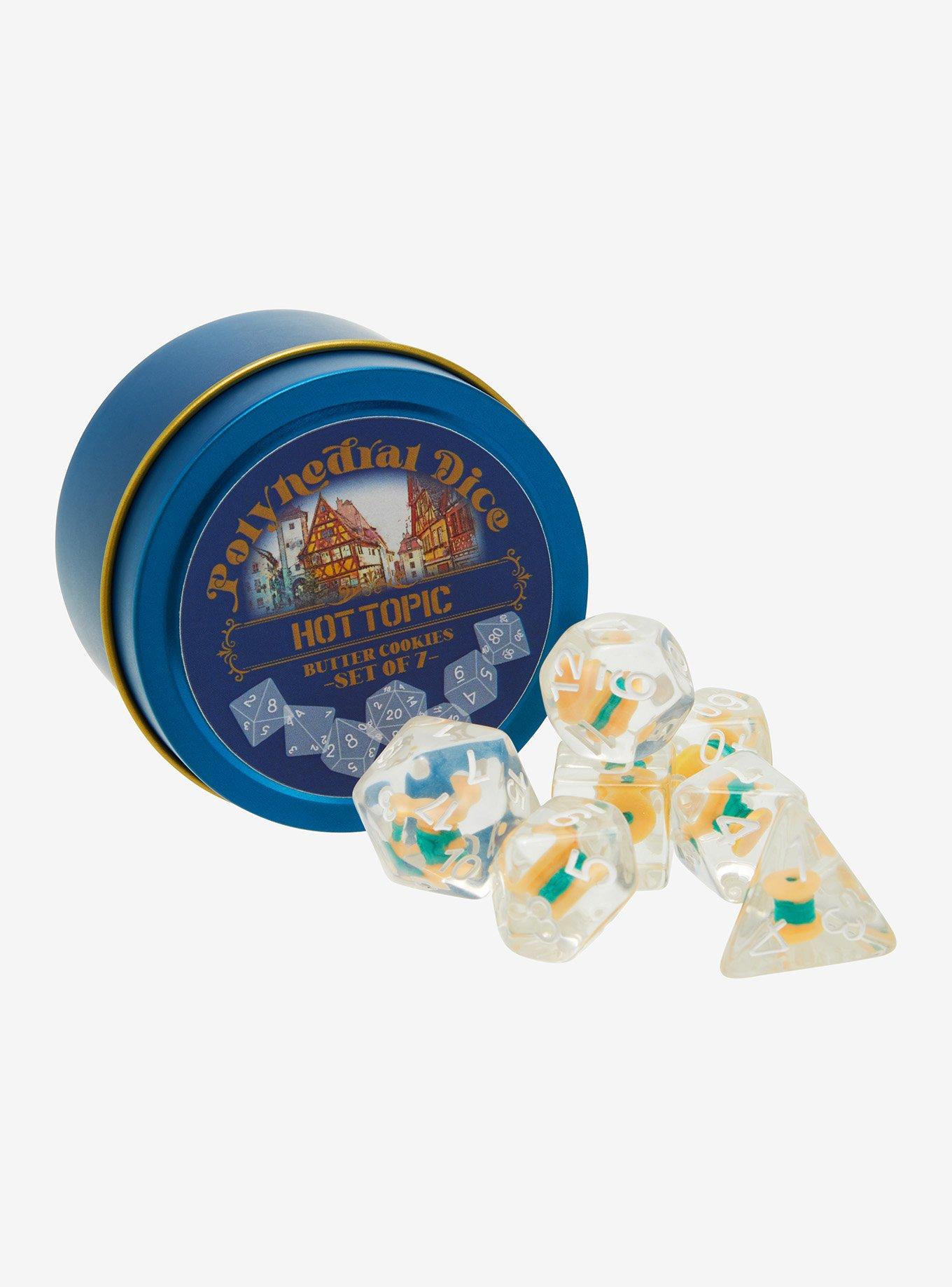 Cookie Tin Polyhedral Dice Set, , hi-res
