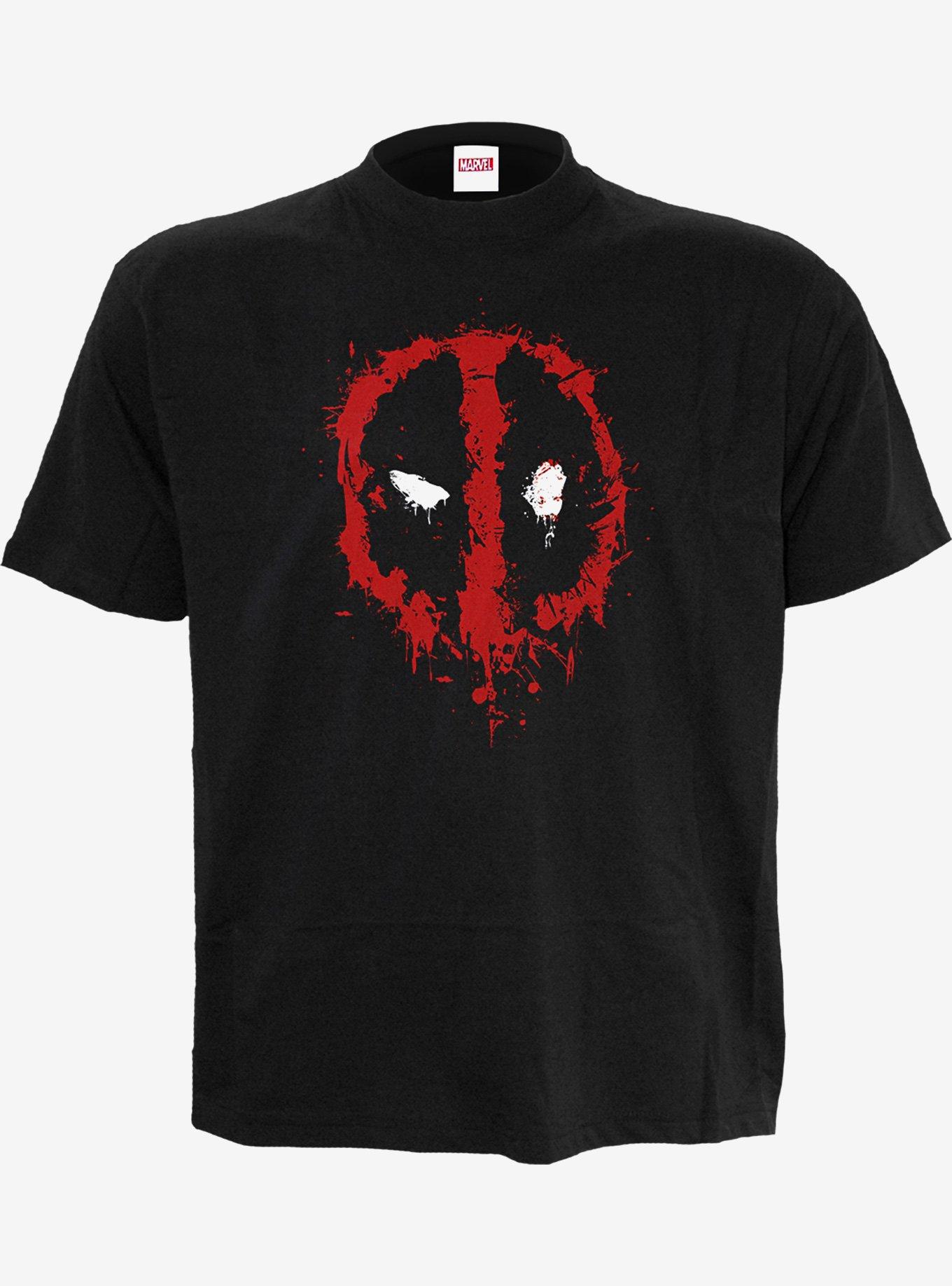 Marvel Deadpool Splat Front Print T-Shirt, , hi-res