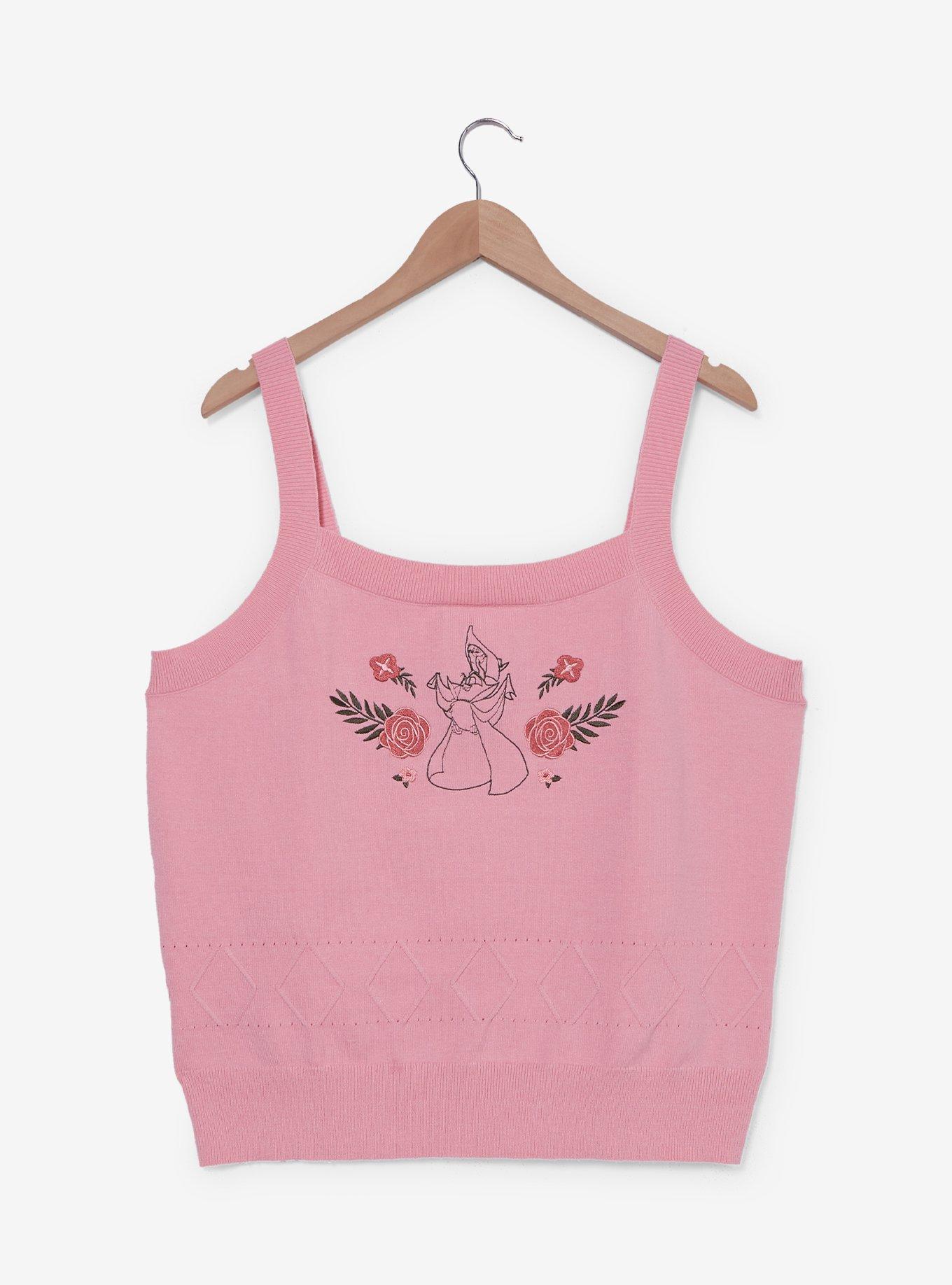 Disney Sleeping Beauty Woodland Critters Women's Plus Size Knit Tank  — BoxLunch Exclusive, , hi-res