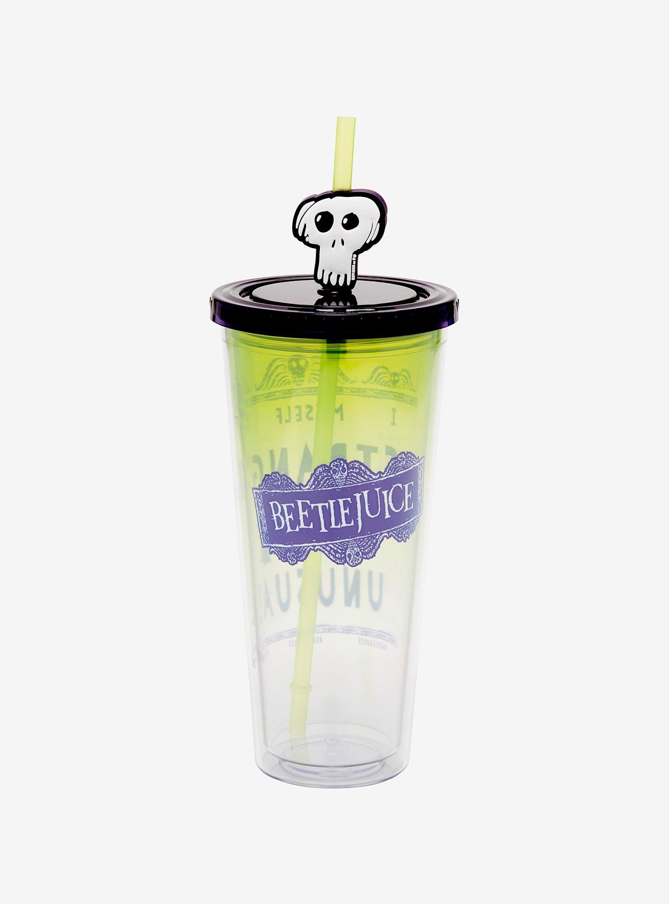 Beetlejuice Strange and Unusual Carnival Cup with Charm, , hi-res