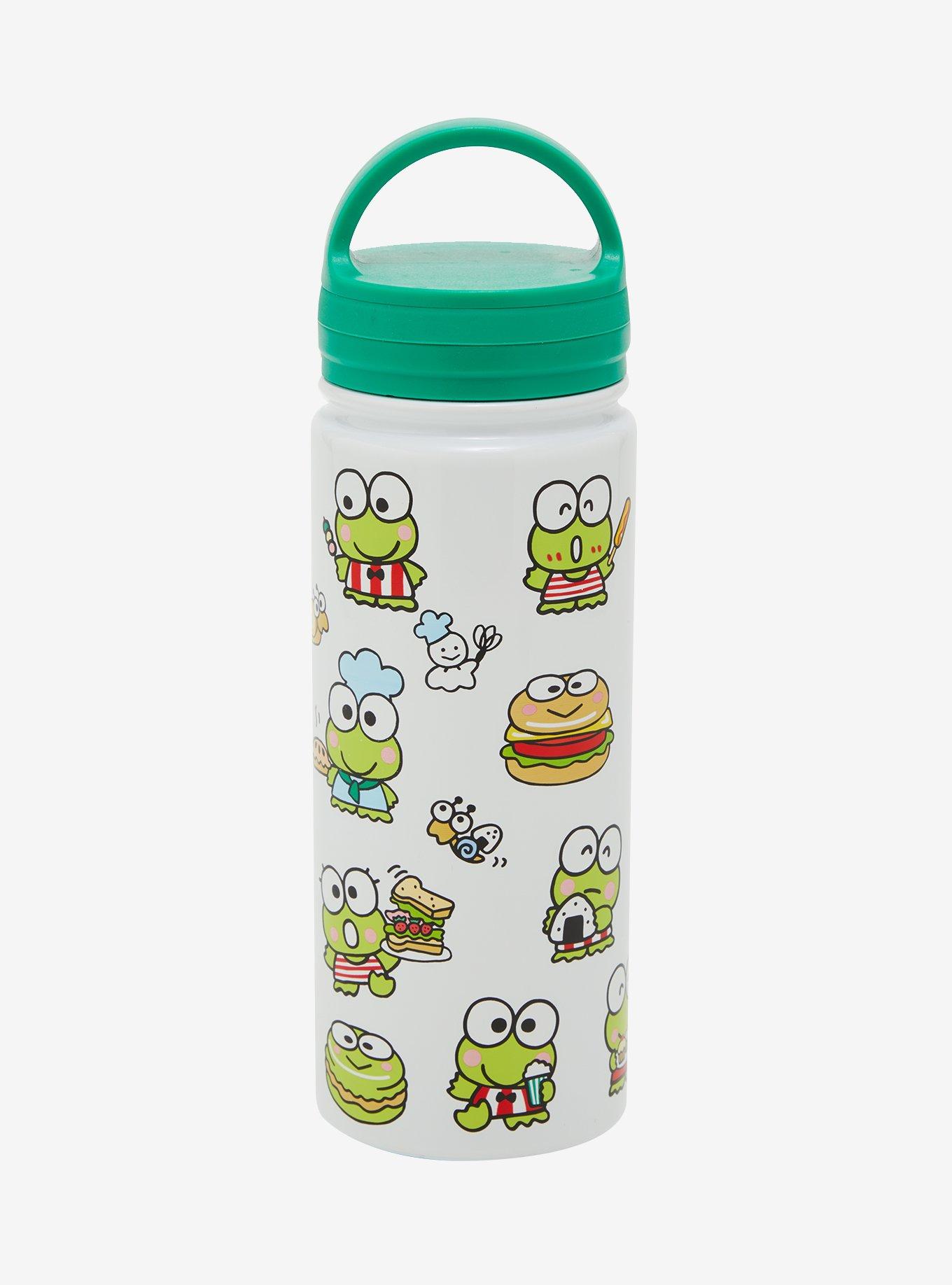 Sanrio Keroppi Snacks Loop Lid Water Bottle, , hi-res