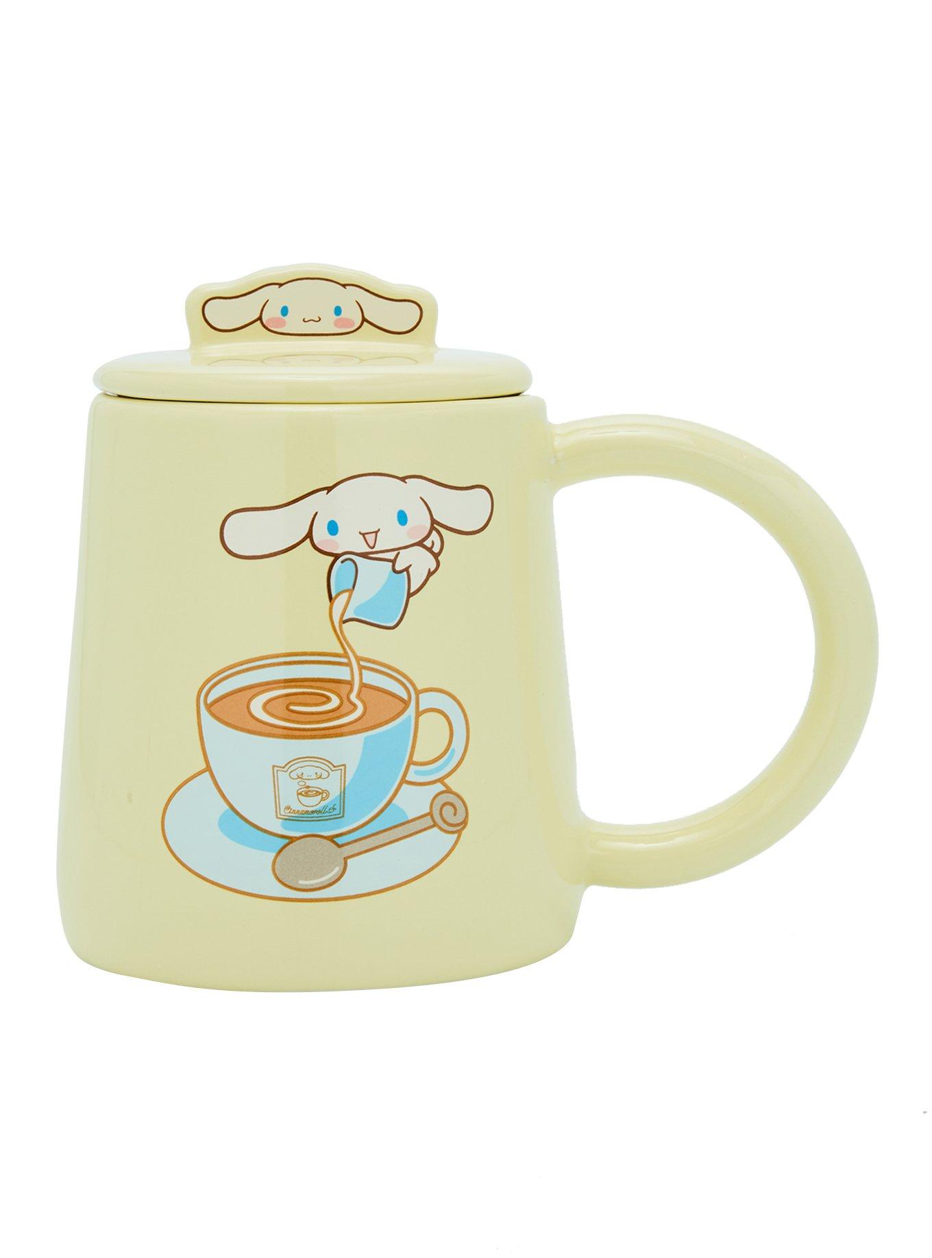 Sanrio Cinnamoroll Coffee Yellow Mug with Lid, , hi-res