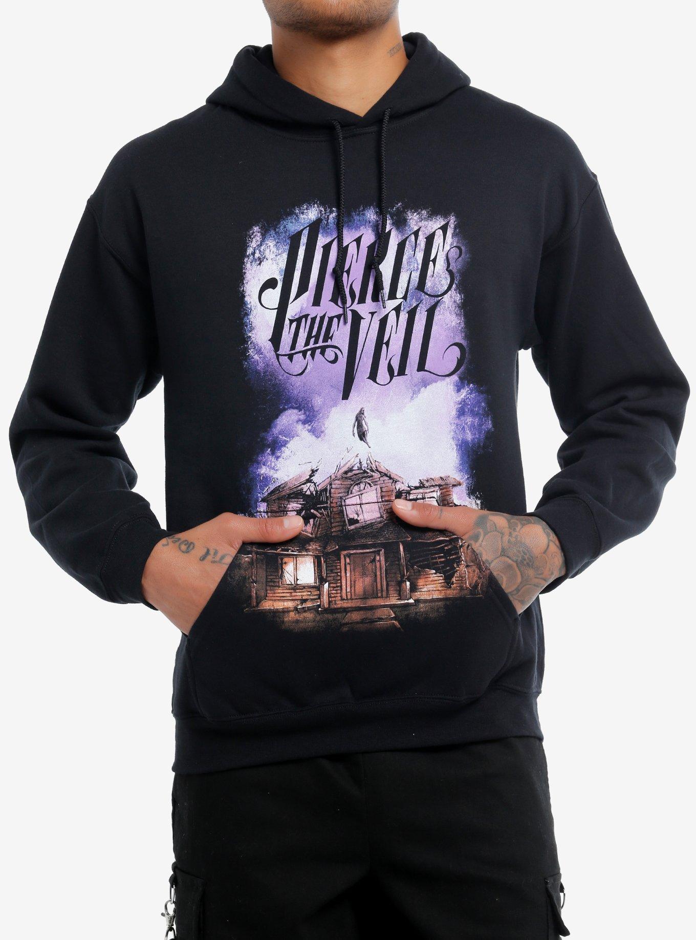 Pierce The Veil Collide With The Sky Jumbo Graphic Hoodie, BLACK, hi-res