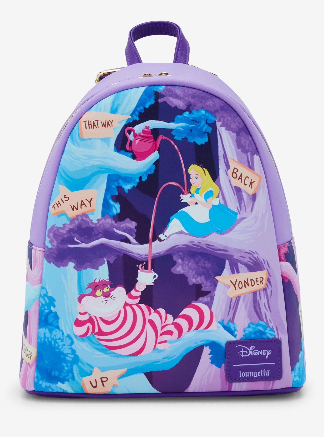 Loungefly Disney Alice In Wonderland Alice Cheshire Cat Mini Backpack Hot Topic