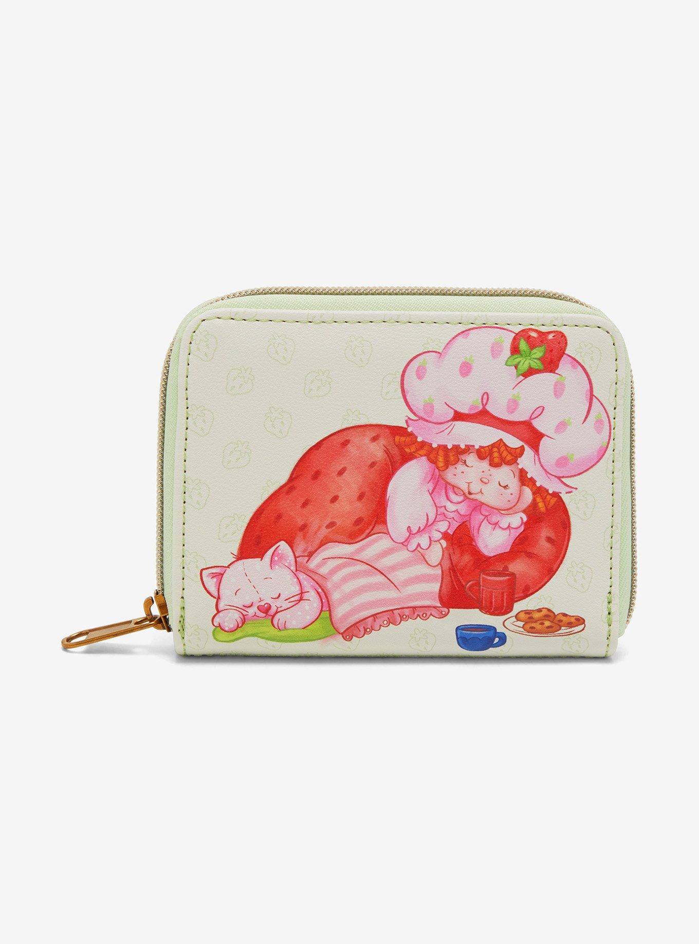 Loungefly Strawberry Shortcake Slumber Party Mini Zipper Wallet, , hi-res