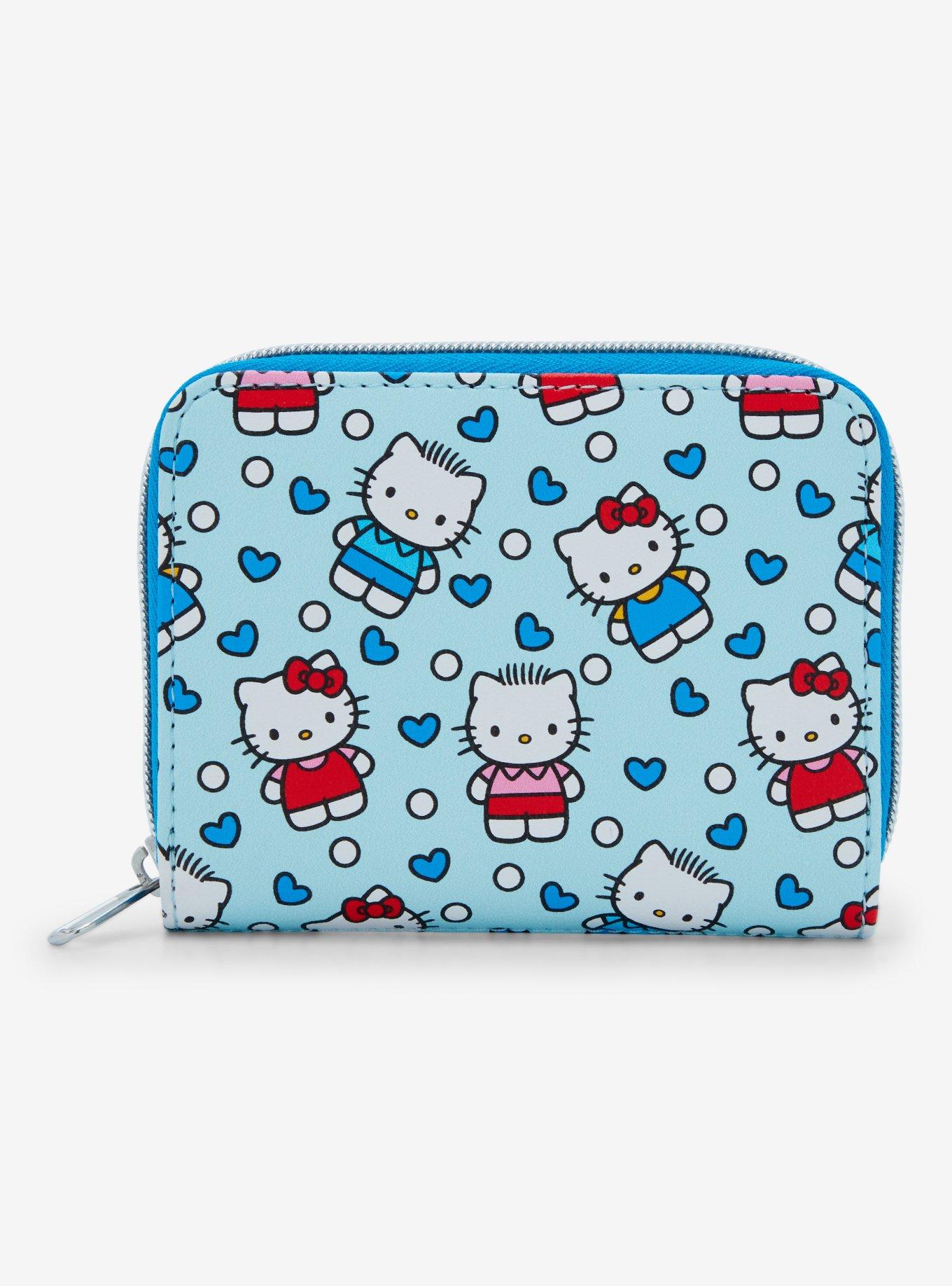 Loungefly Hello Kitty And Dear Daniel Allover Print Mini Zipper Wallet, , hi-res