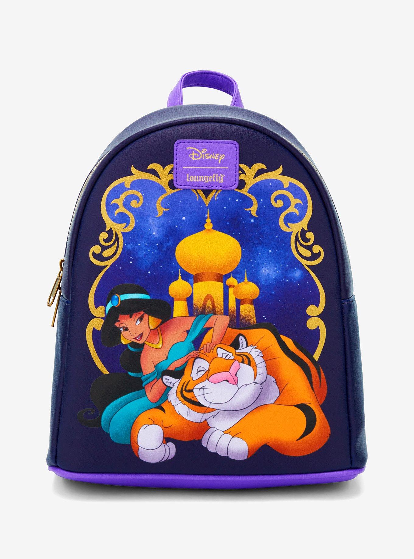 Loungefly Disney Aladdin Jasmine & Rajah Mini Backpack, , hi-res