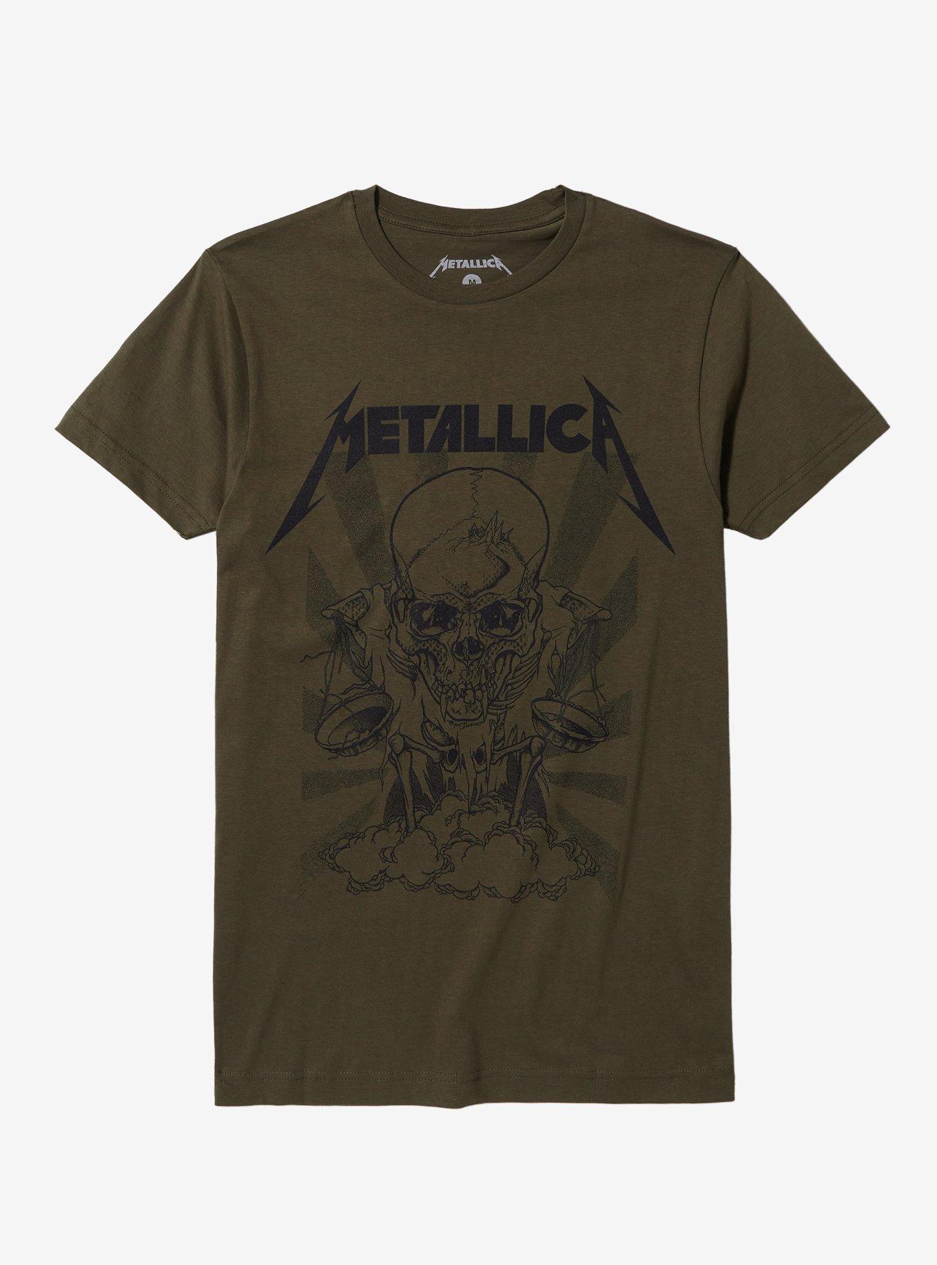 Metallica Skull Scales Boyfriend Fit Girls T-Shirt, , hi-res