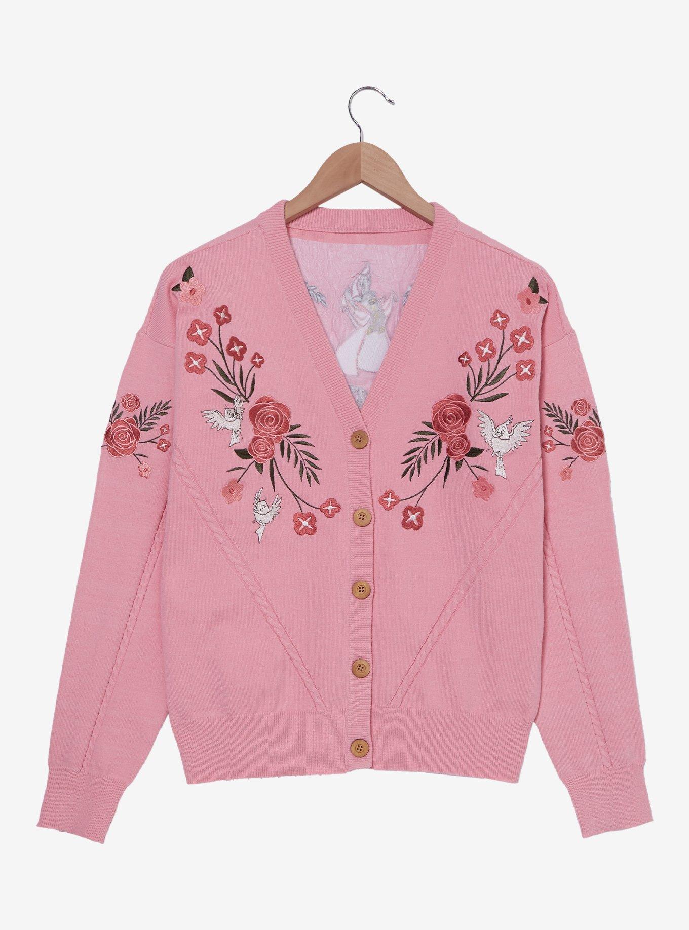 Disney Sleeping Beauty Woodland Critters Women's Cardigan — BoxLunch Exclusive, , hi-res