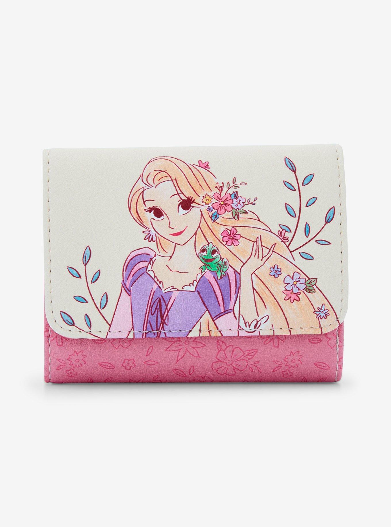 Loungefly Disney Tangled Rapunzel Flowers Mini Flap Wallet, , hi-res