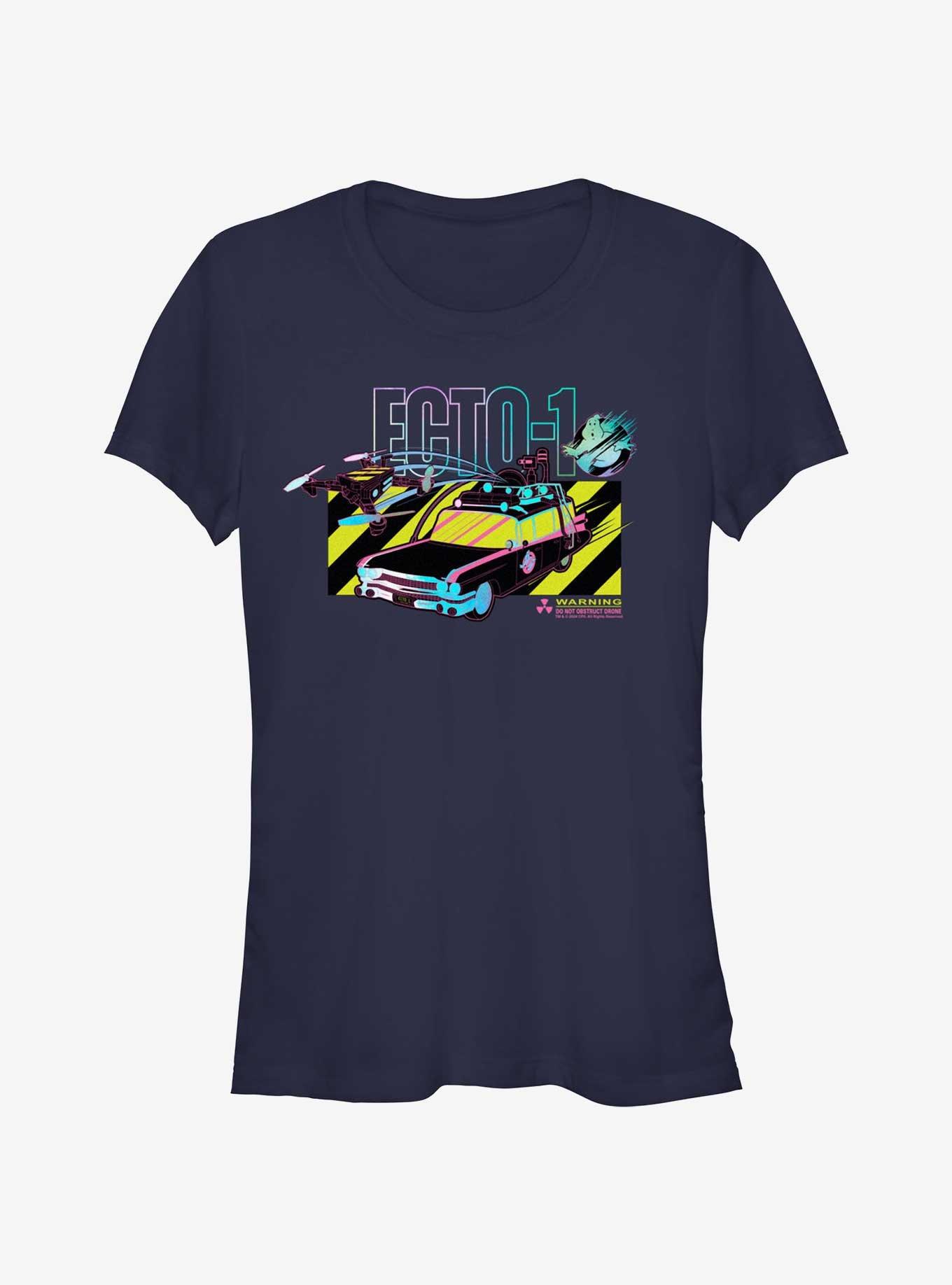 Ghostbusters Ecto-1 Warning Girls T-Shirt, , hi-res