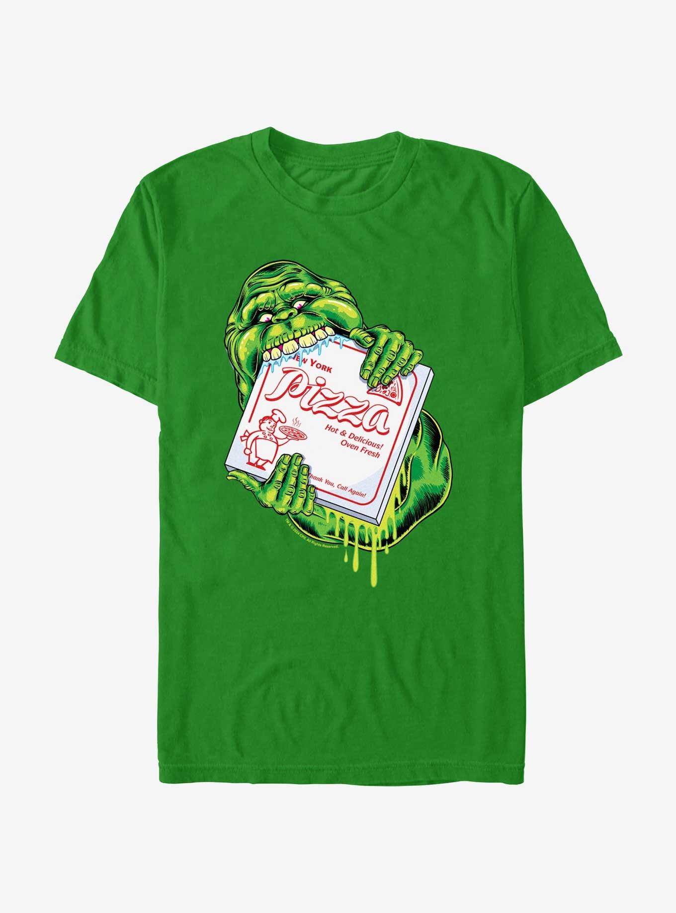 Ghostbusters Pizza Munchin Slimer T-Shirt, , hi-res