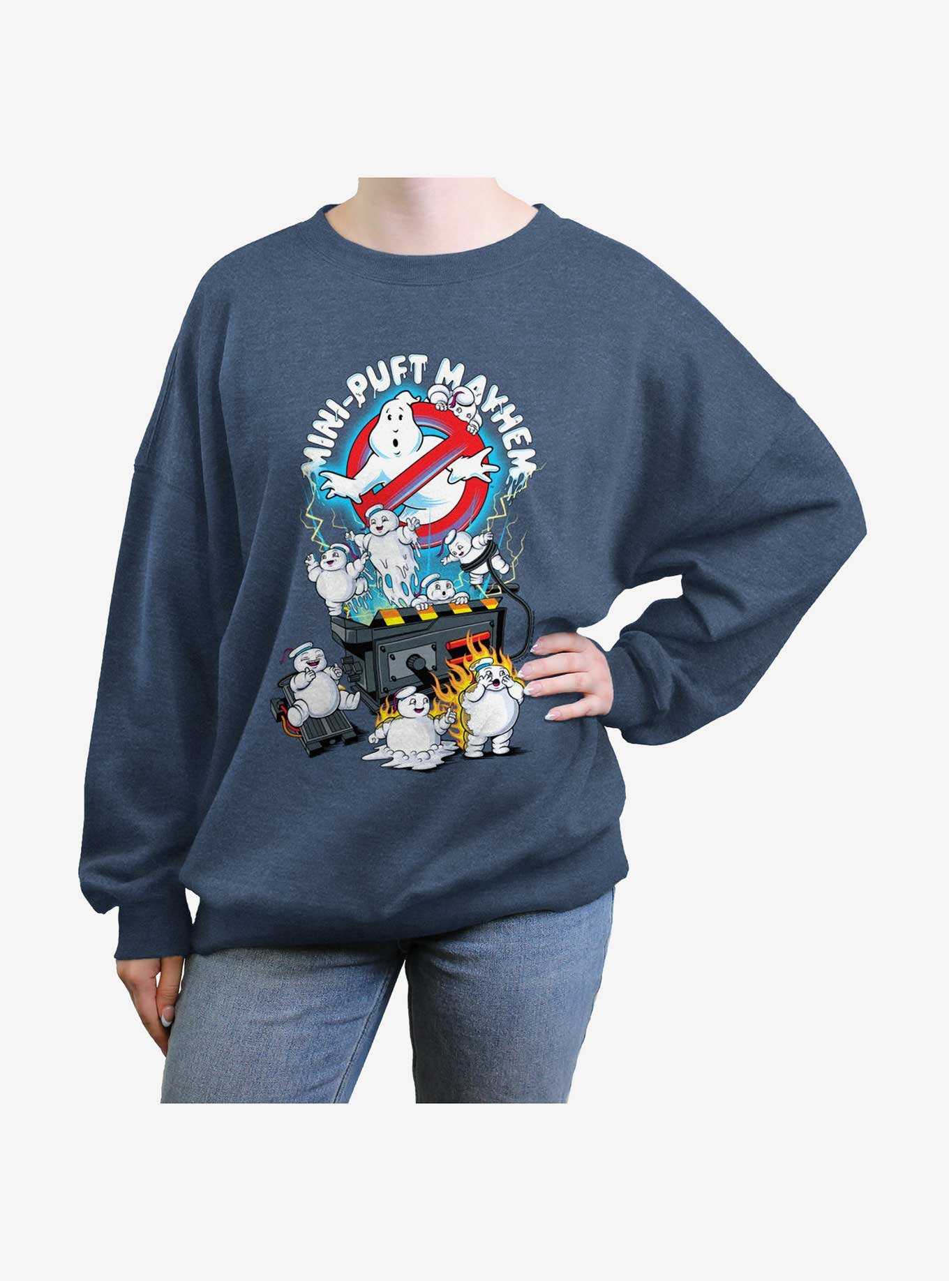 Ghostbusters Mini Puft Mayhem Girls Oversized Sweatshirt, , hi-res