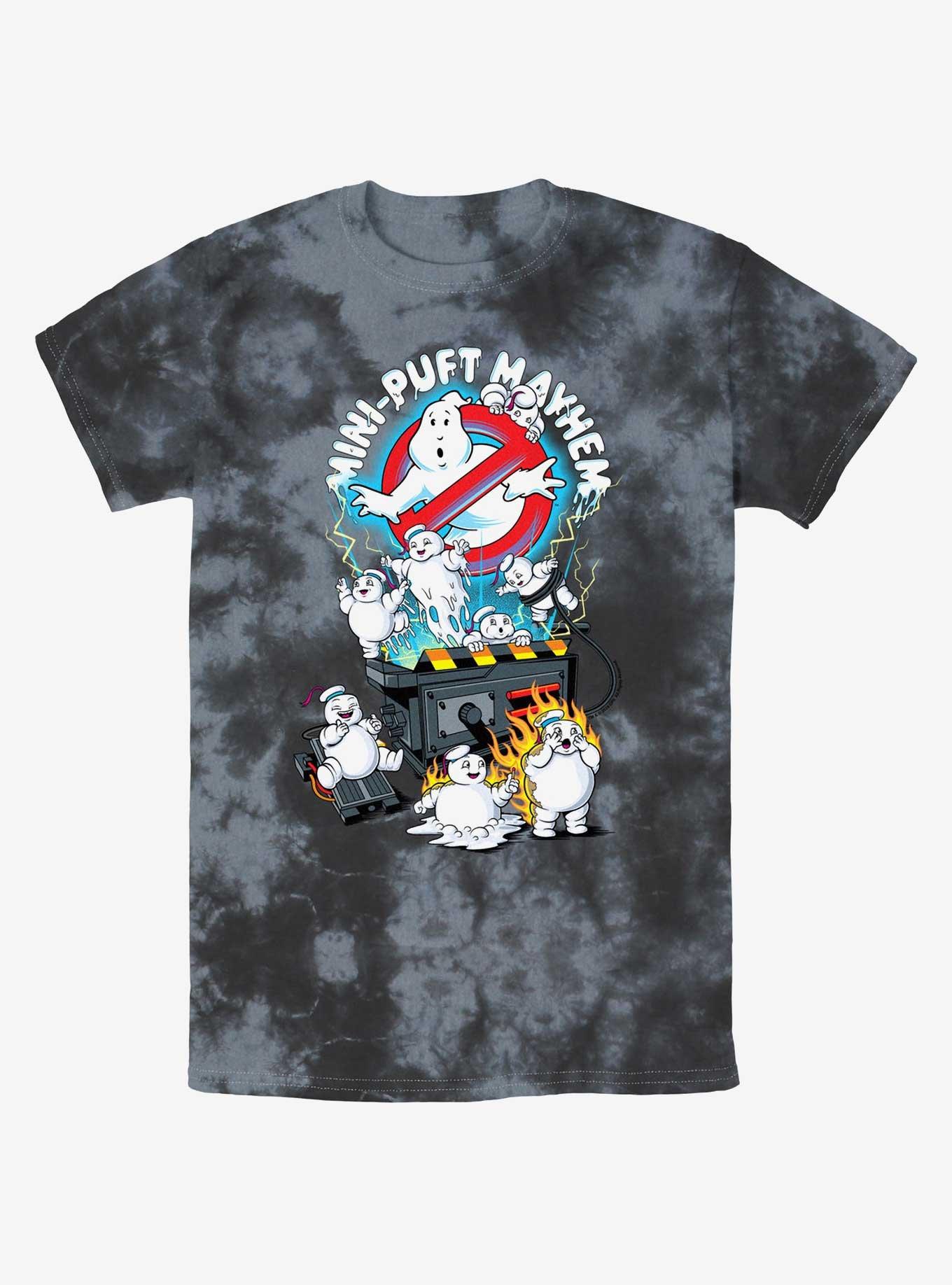 Ghostbusters Mini Puft Mayhem Tie-Dye T-Shirt, BLKCHAR, hi-res