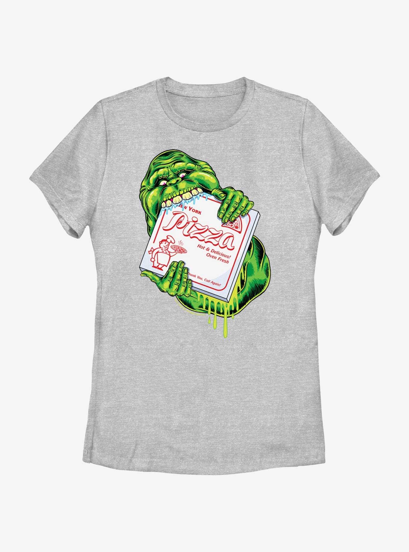 Ghostbusters Pizza Munchin Slimer Womens T-Shirt, , hi-res