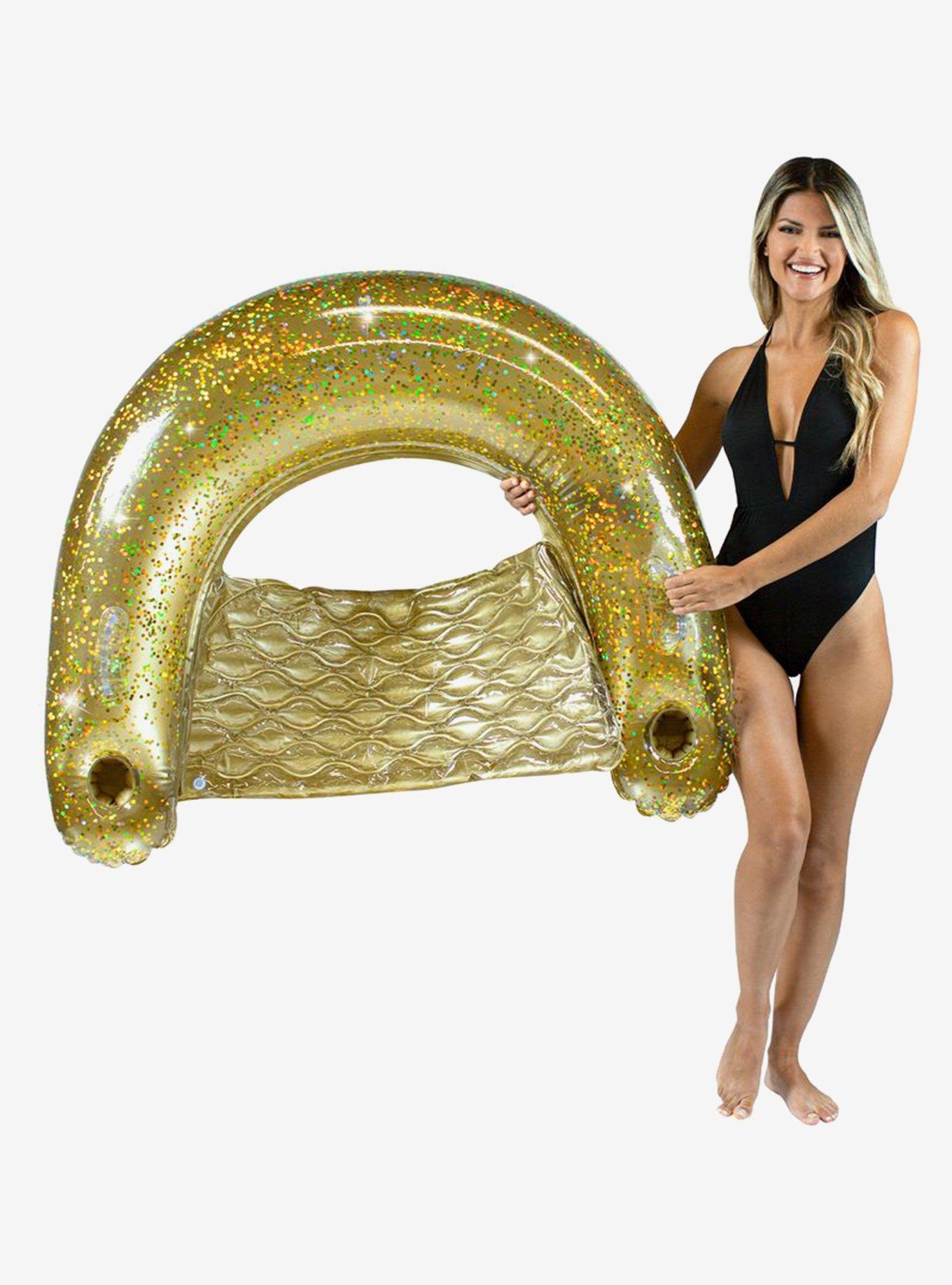 Jumbo Glitter Sun Chair with Gold Glitter, , hi-res