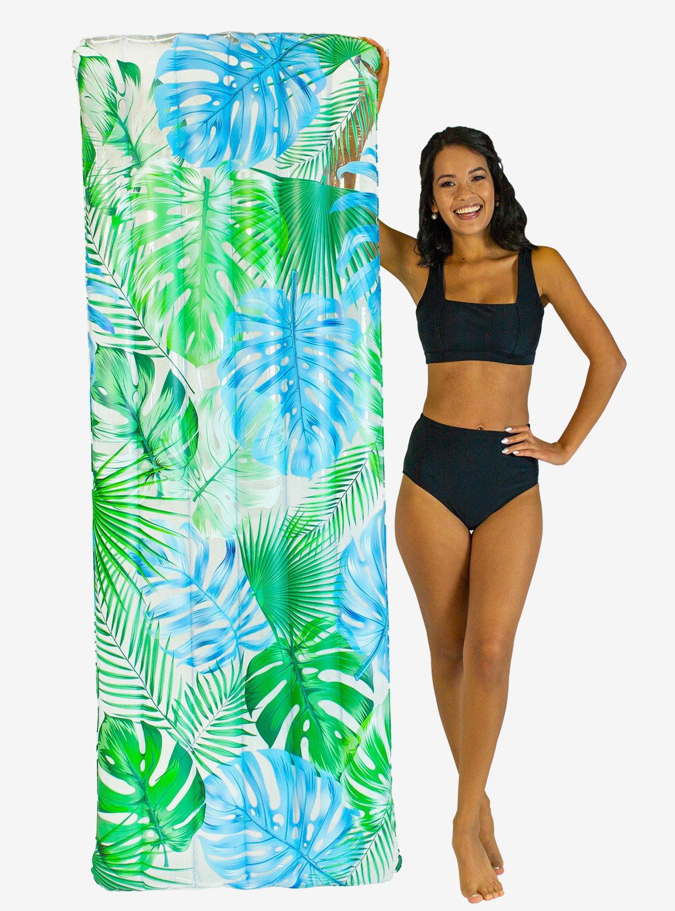 Resort Collection Deluxe Pool Raft with Tropical Palms, , hi-res