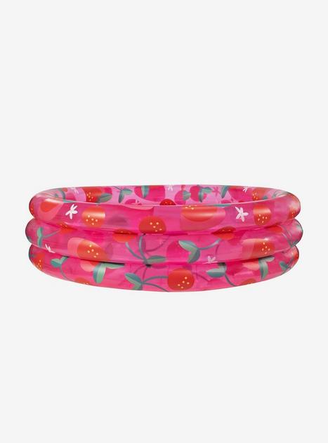 Inflatable Strawberries and Cherries Sunning Pool | Hot Topic
