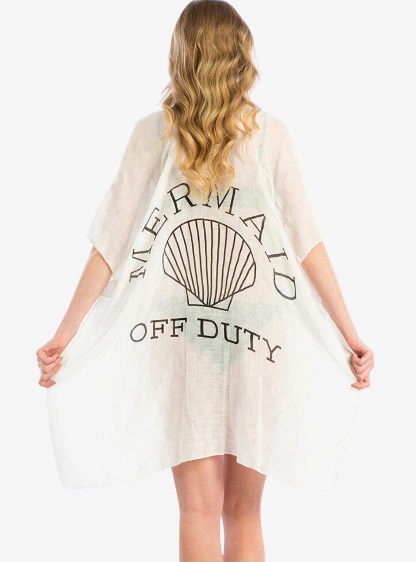 Mermaid Off Duty Kimono Swim Cover-Up, , hi-res