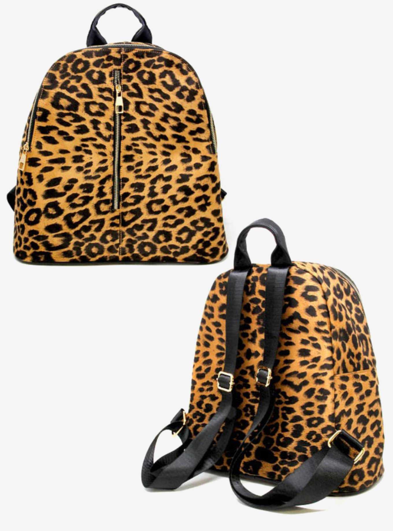 Leopard Animal Print Backpack, , hi-res
