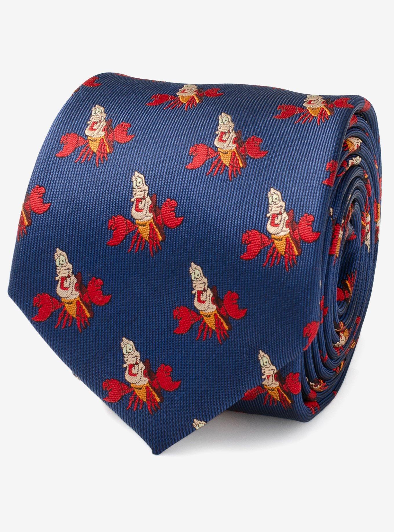 Disney The Little Mermaid Sebastian Blue Men's Tie, , hi-res