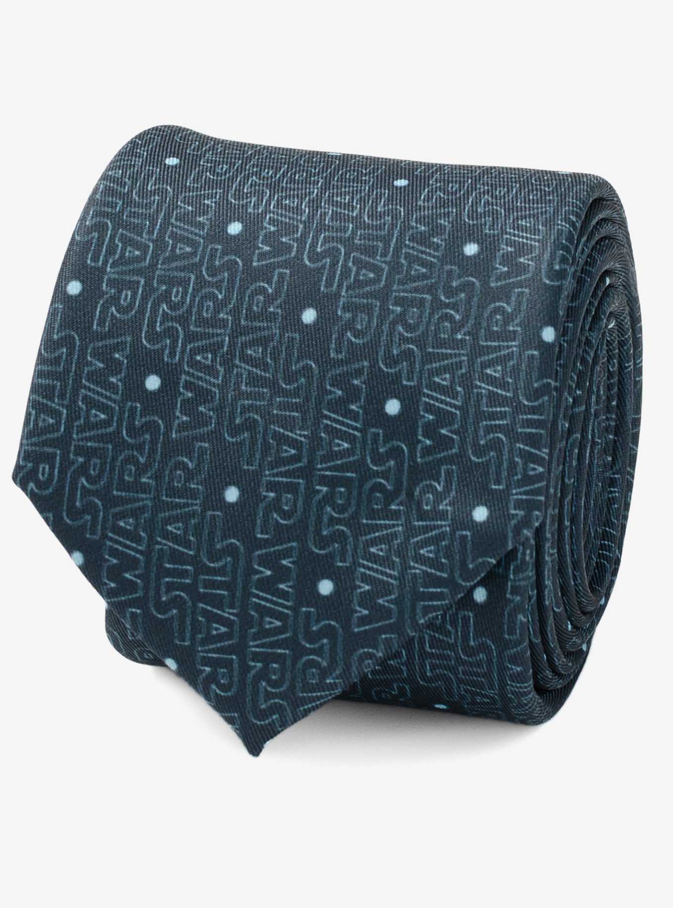 Star Wars Logo Blue Men's Tie, , hi-res
