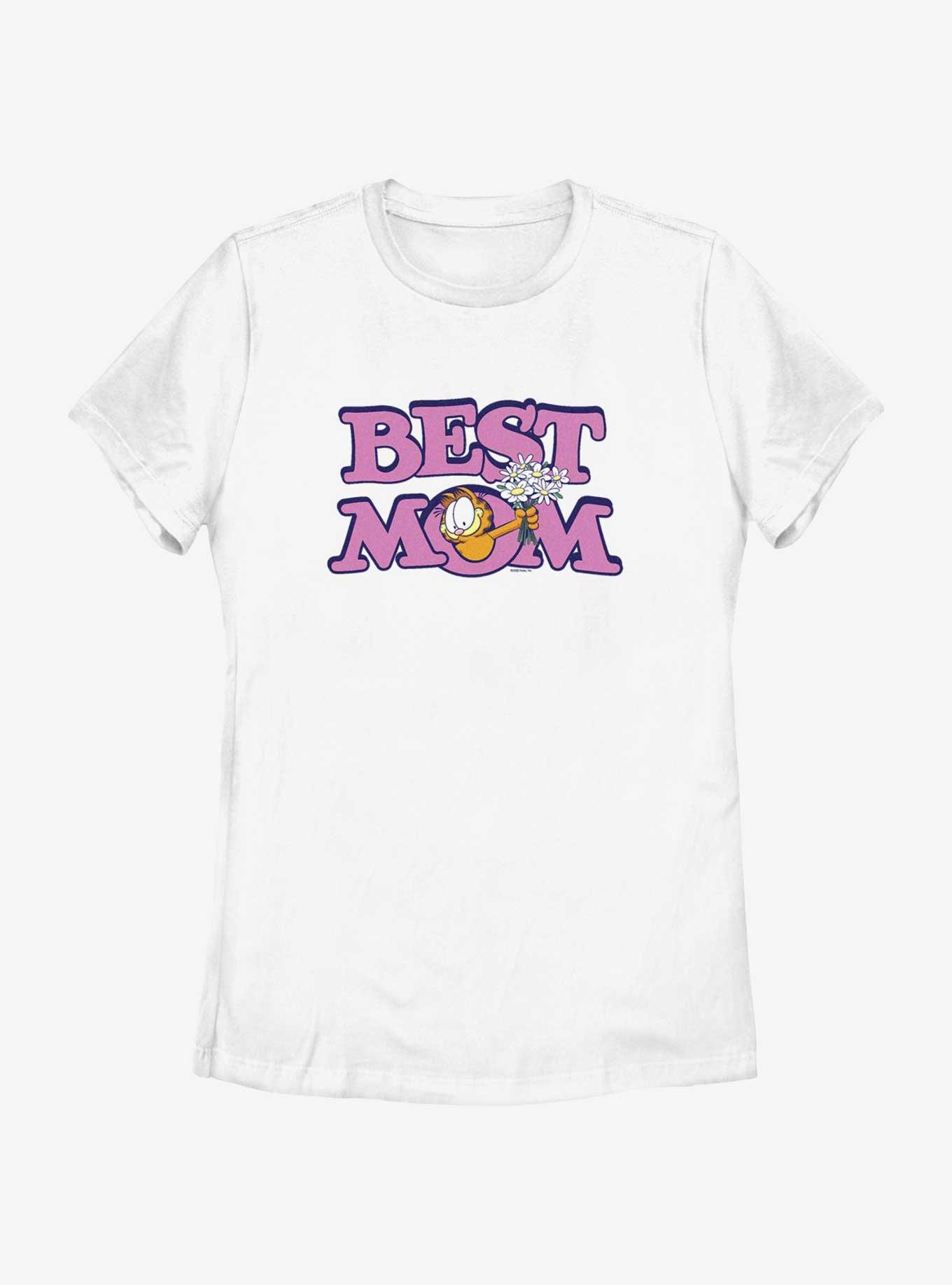 Garfield Best Mom Womens T-Shirt, WHITE, hi-res