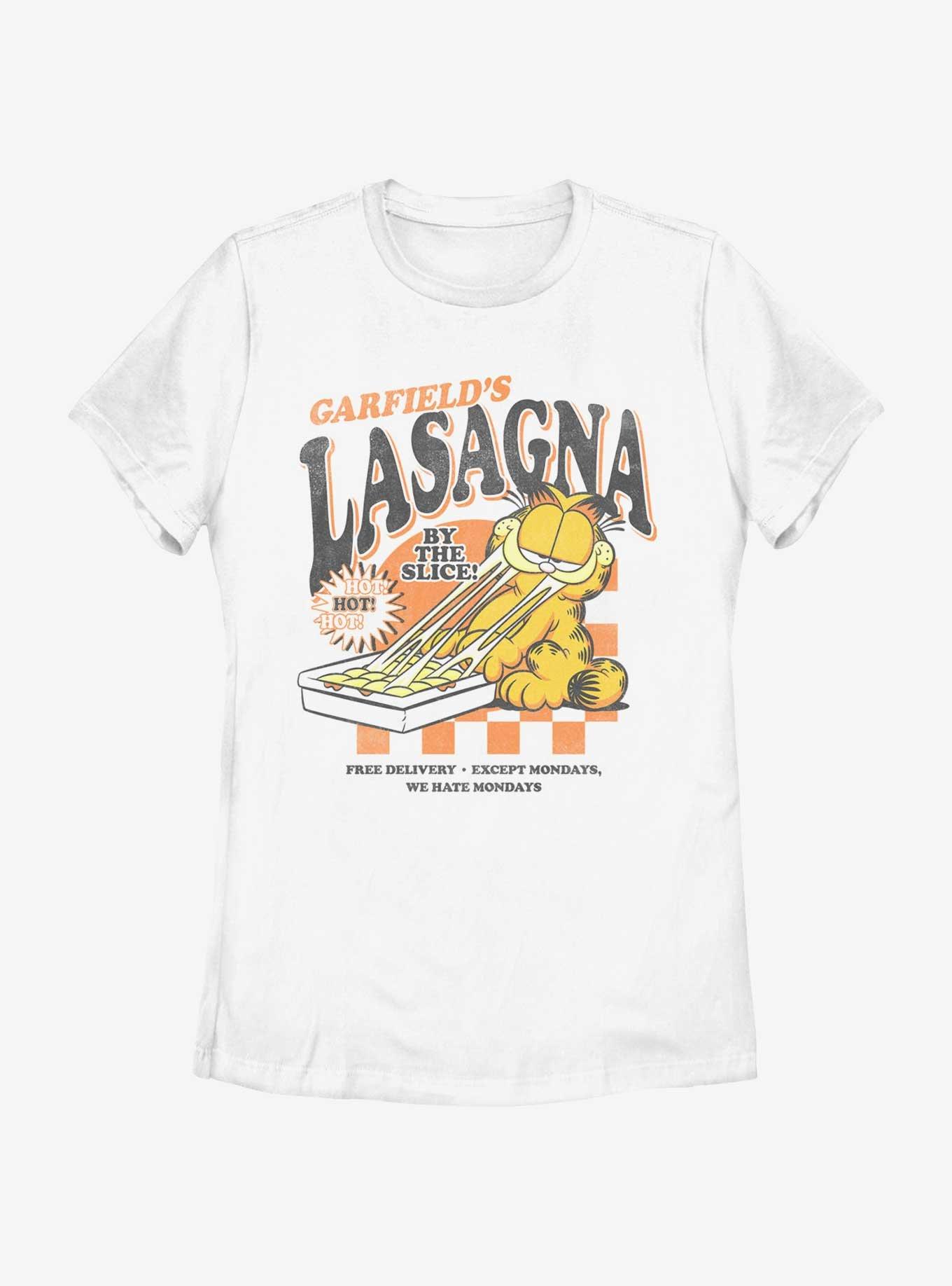 Garfield Lasagna Business Womens T-Shirt, WHITE, hi-res