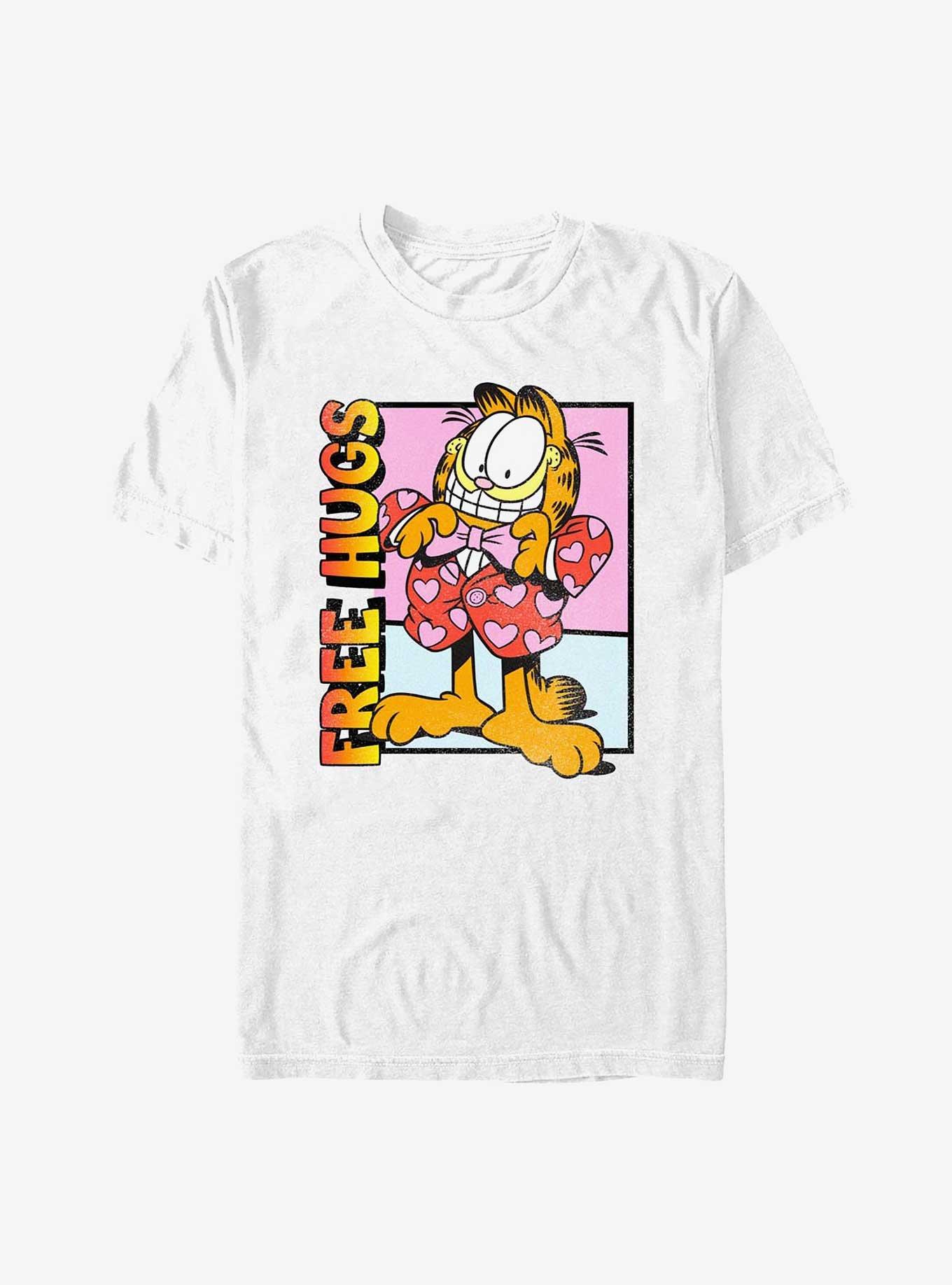 Garfield Free Hugs T-Shirt, WHITE, hi-res