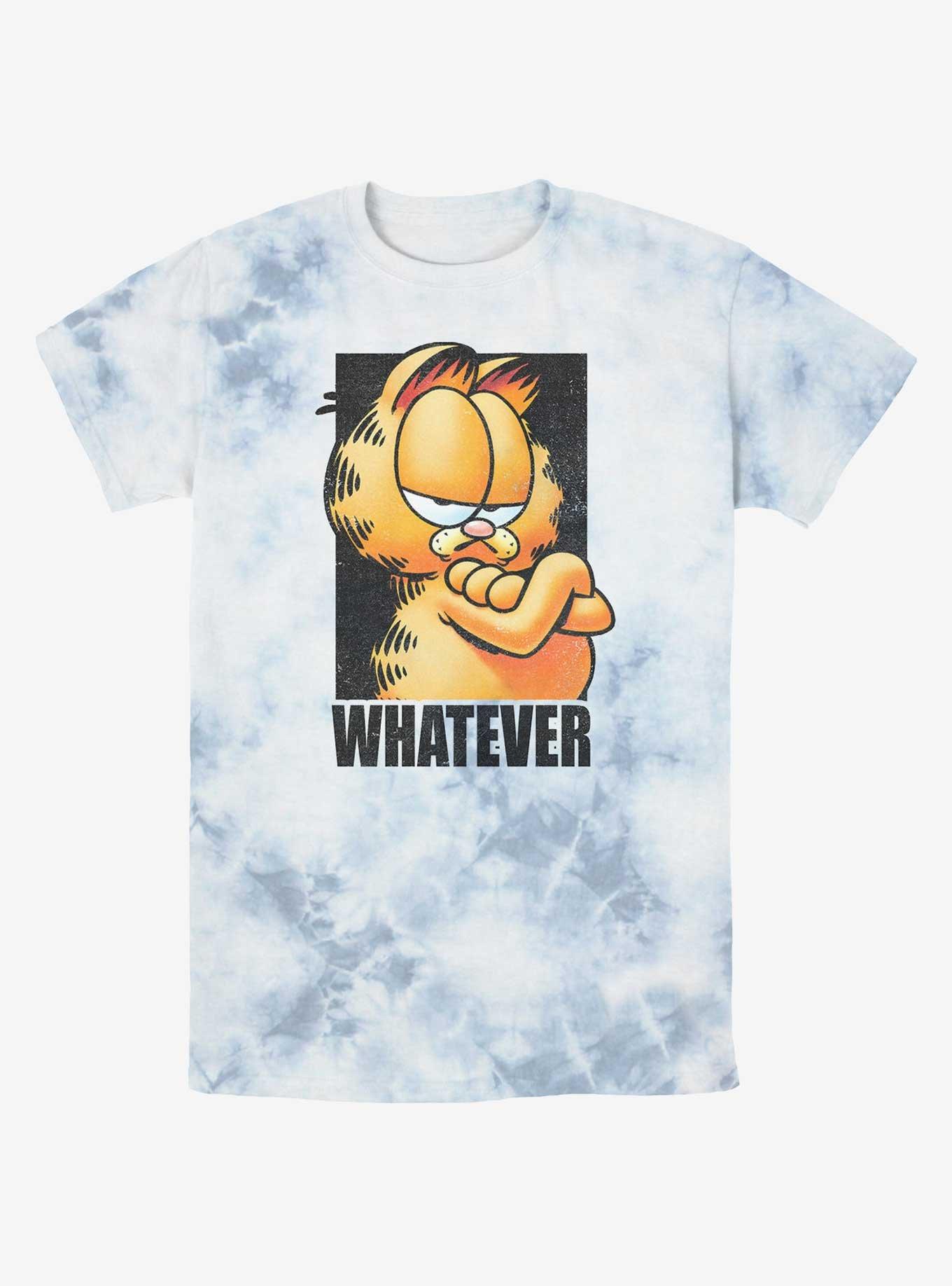 Garfield Whatever Tie-Dye T-Shirt, WHITEBLUE, hi-res