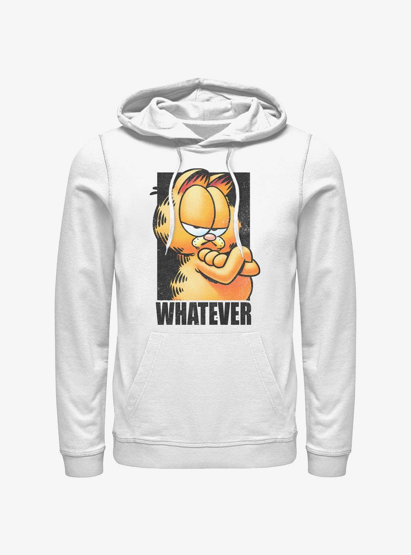 Garfield Whatever Hoodie, WHITE, hi-res